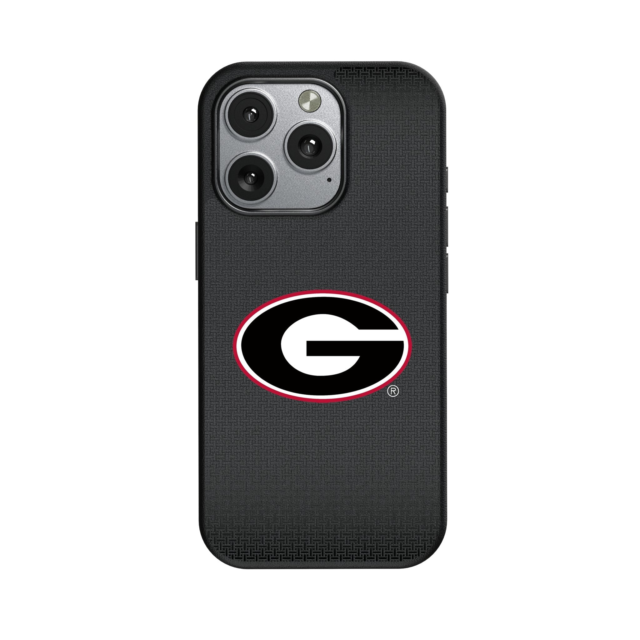 University of Georgia Bulldogs Linen MagSafe Compatible Phone Case for Apple iPhone 1