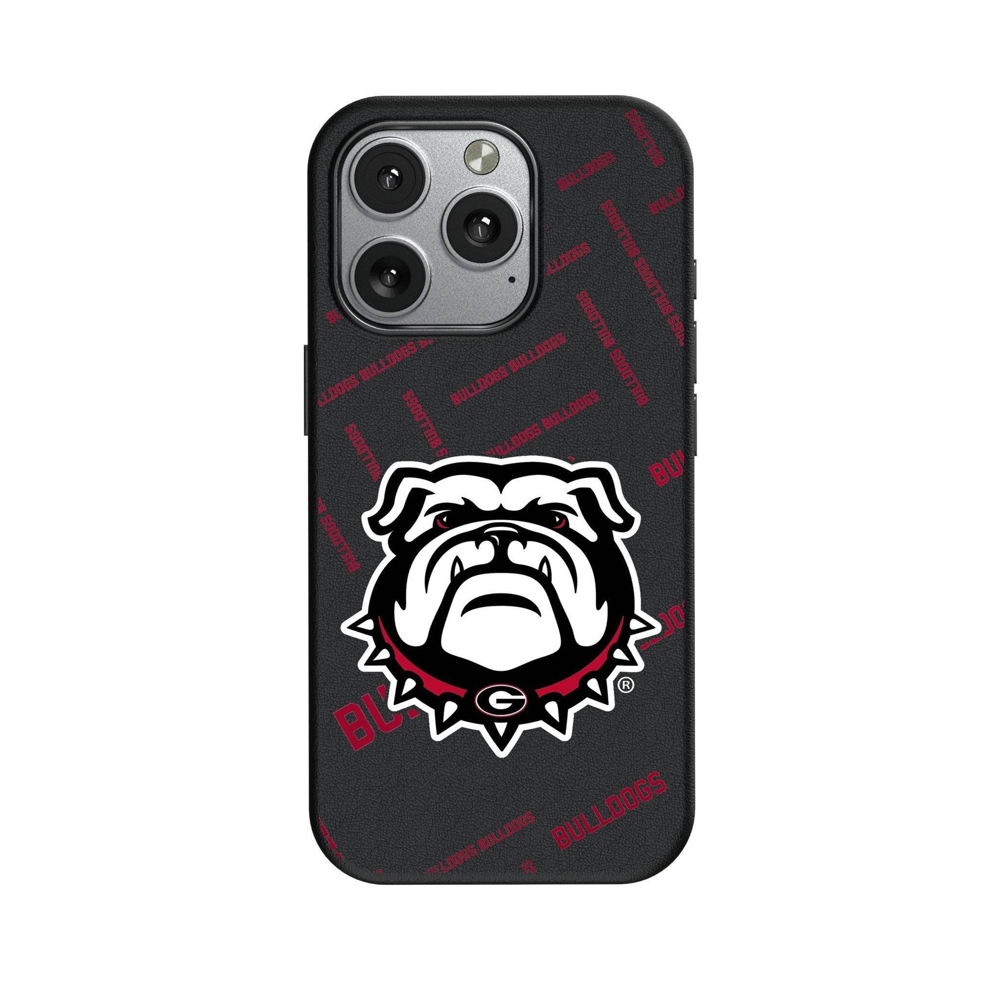 University of Georgia Bulldogs Uga Quadtile MagSafe Compatible Phone Case for Apple iPhone 1