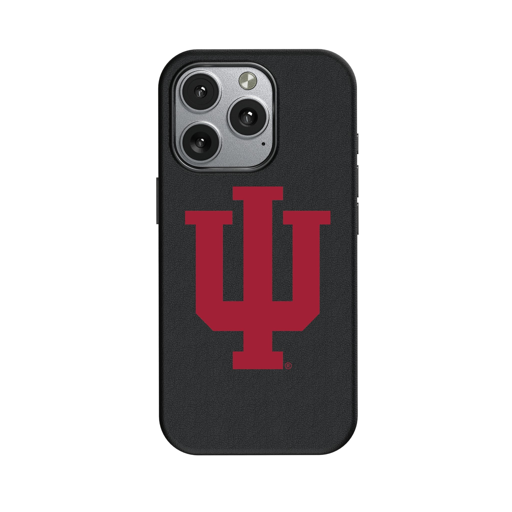 Indiana University Hoosiers Text Backdrop MagSafe Compatible Phone Case for Apple iPhone