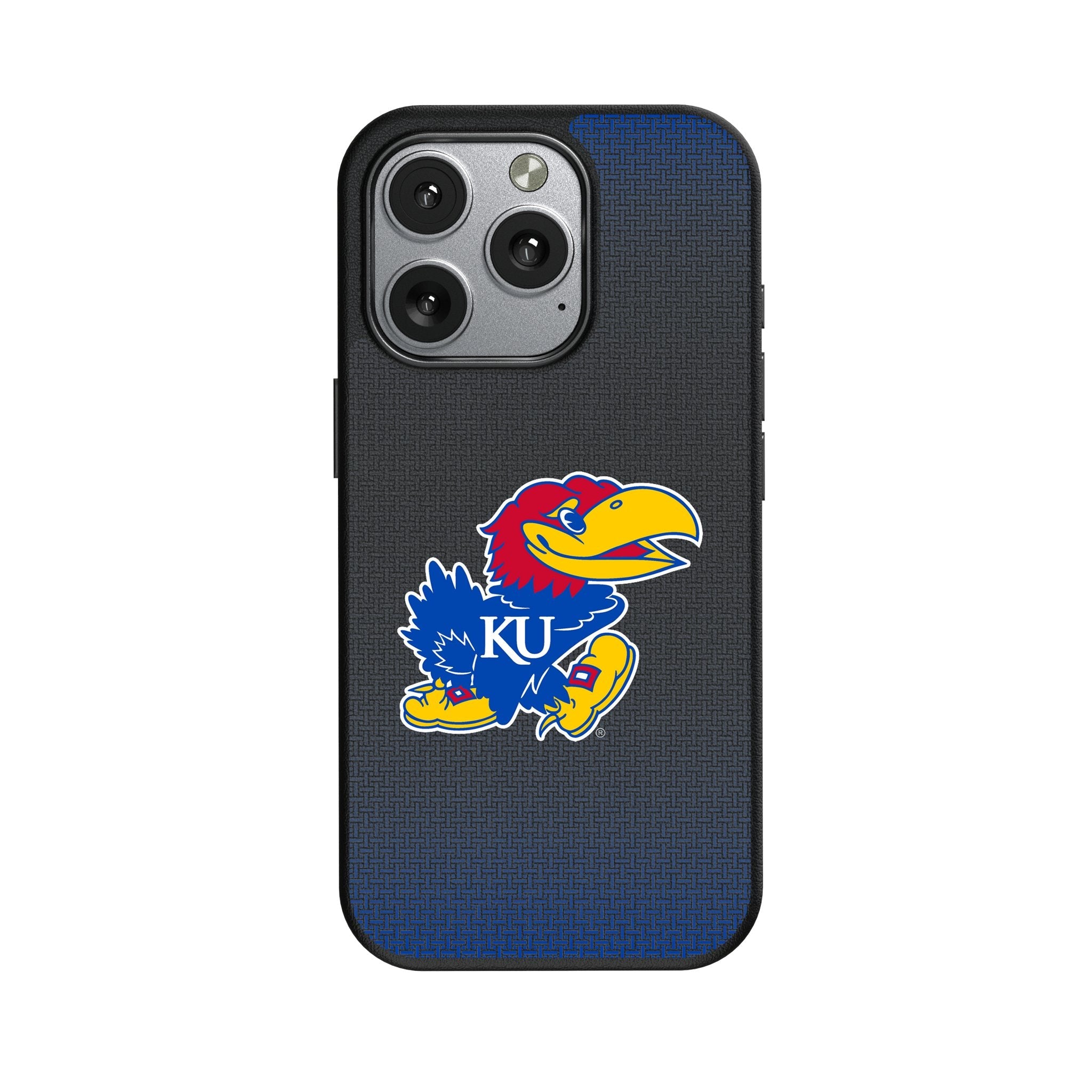University of Kansas Jayhawks Linen MagSafe Compatible Phone Case for Apple iPhone 1
