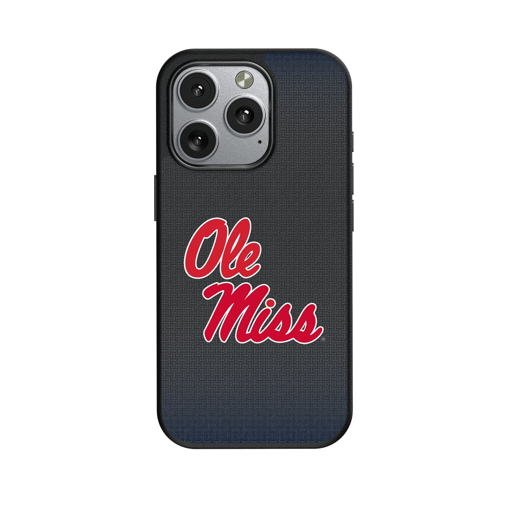 University of Mississippi Rebels Linen MagSafe Compatible Phone Case for Apple iPhone