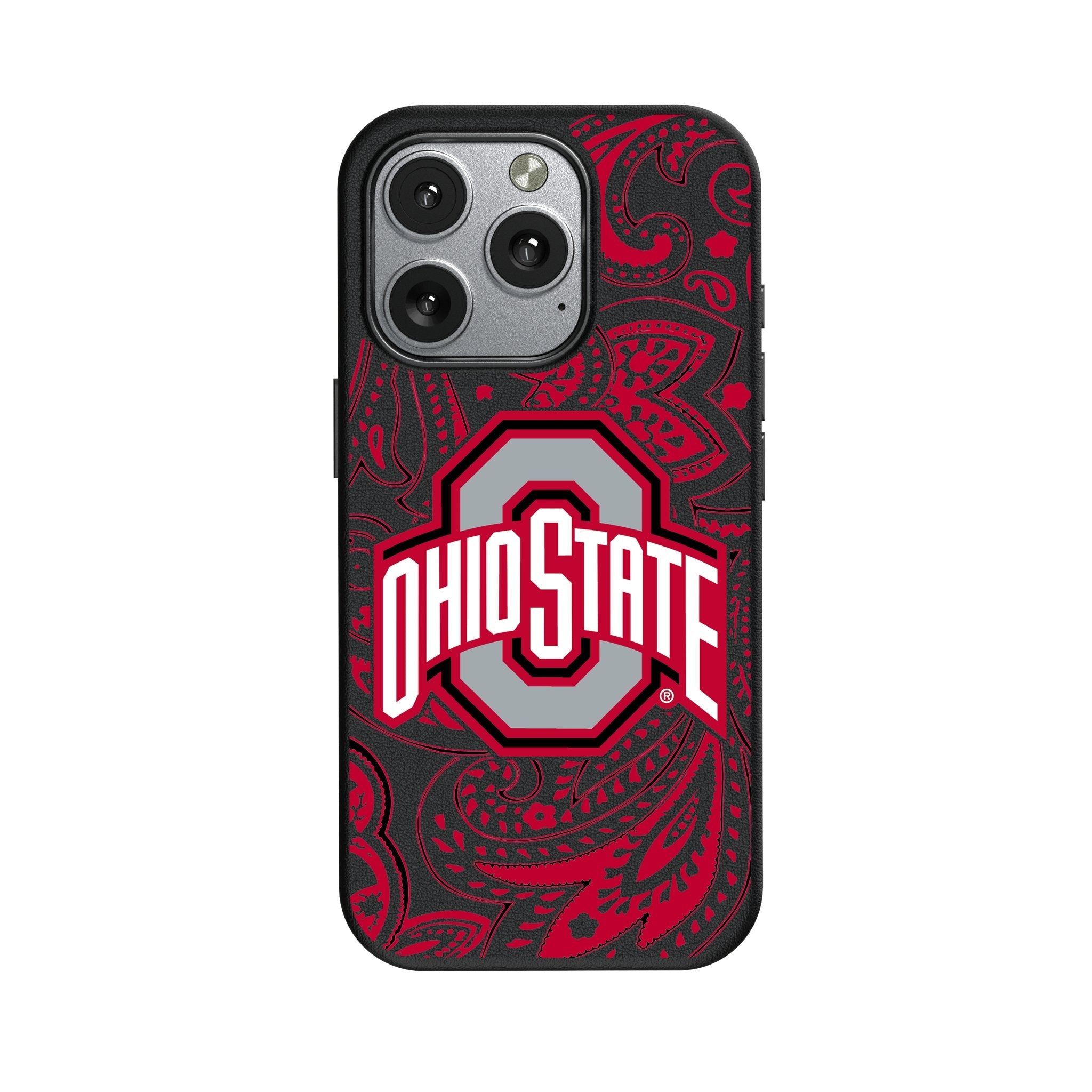 Ohio State University Buckeyes Paisley MagSafe Compatible Phone Case for Apple iPhone