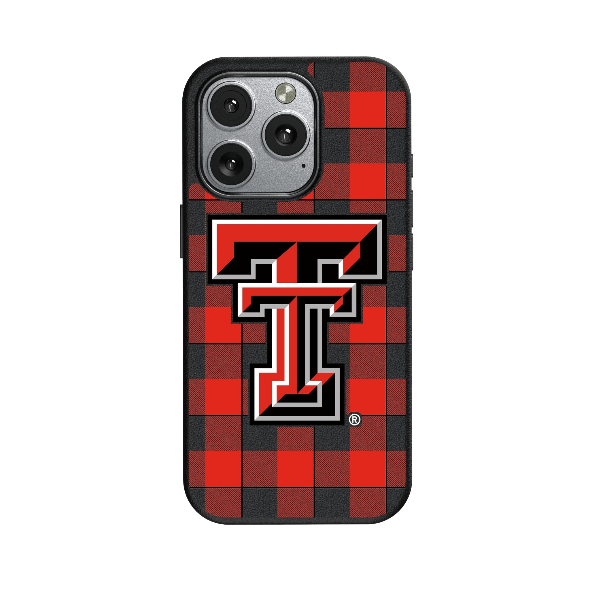 Texas Tech Red Raiders Plaid MagSafe Compatible Phone Case for Apple iPhone