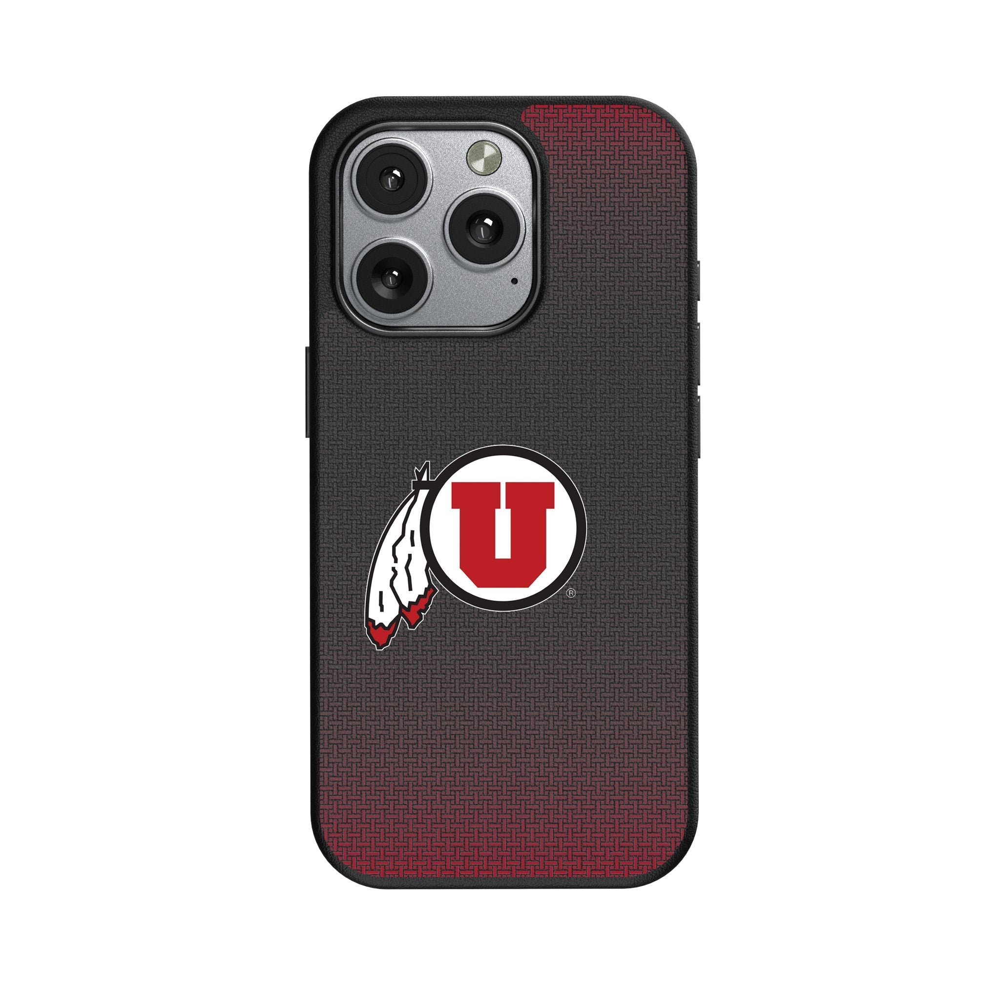 University of Utah Utes Linen MagSafe Compatible Phone Case for Apple iPhone 1