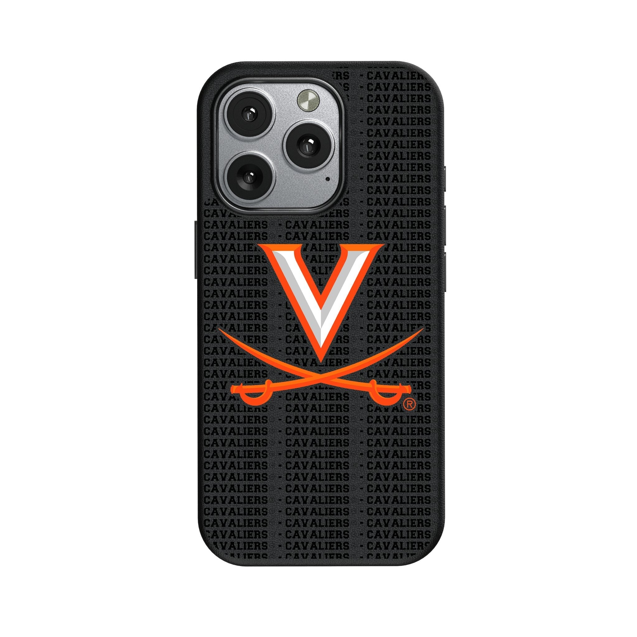 University of Virginia Cavaliers Text Backdrop MagSafe Compatible Phone Case for Apple iPhone 1