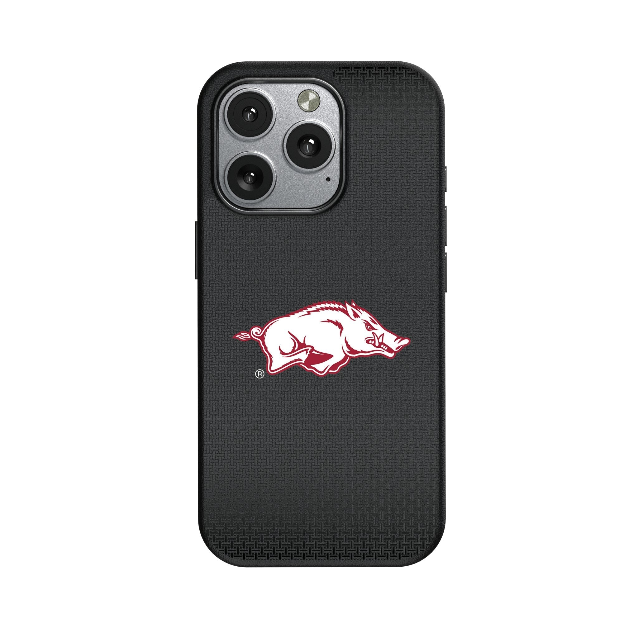University of Arkansas Fayetteville Razorbacks Linen MagSafe Compatible Phone Case for Apple iPhone