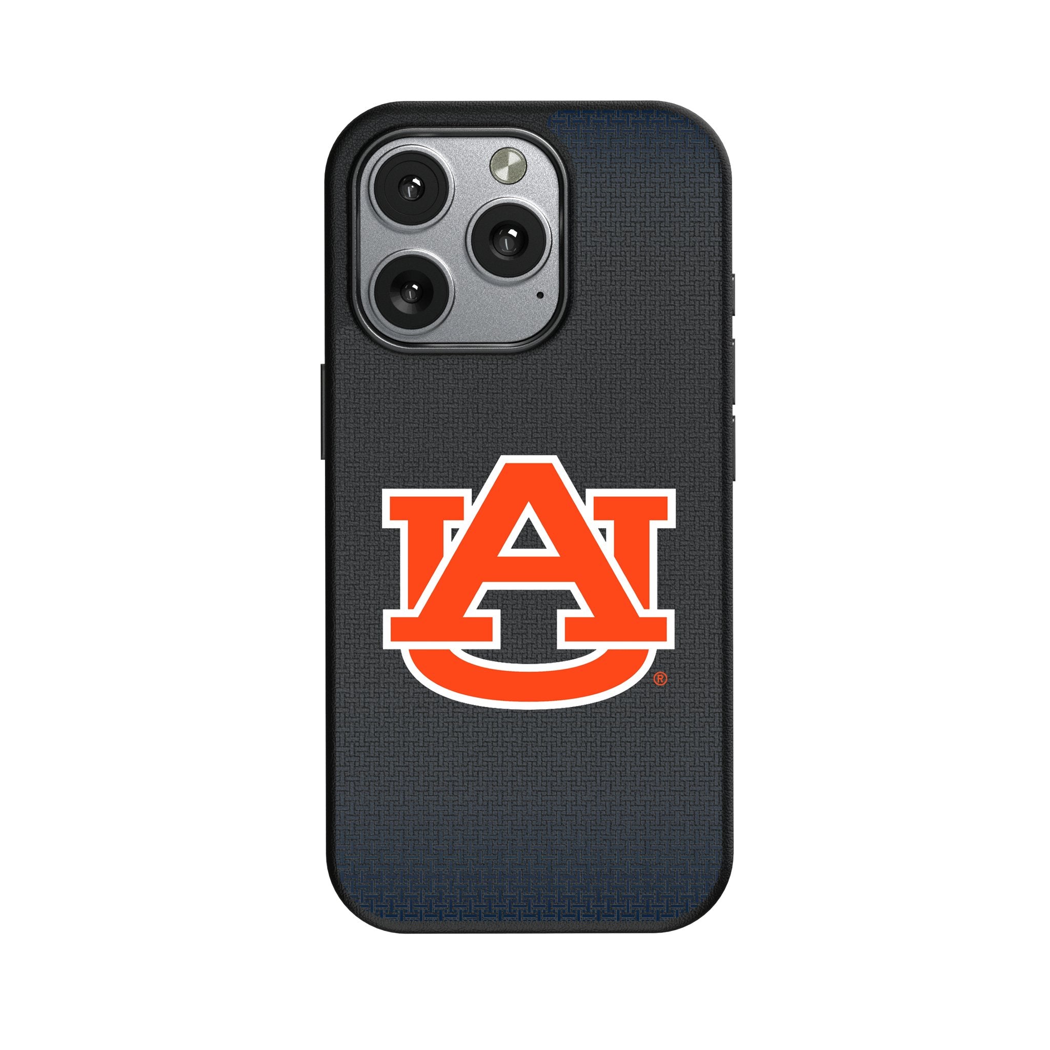 University of Auburn Tigers Linen MagSafe Compatible Phone Case for Apple iPhone 1