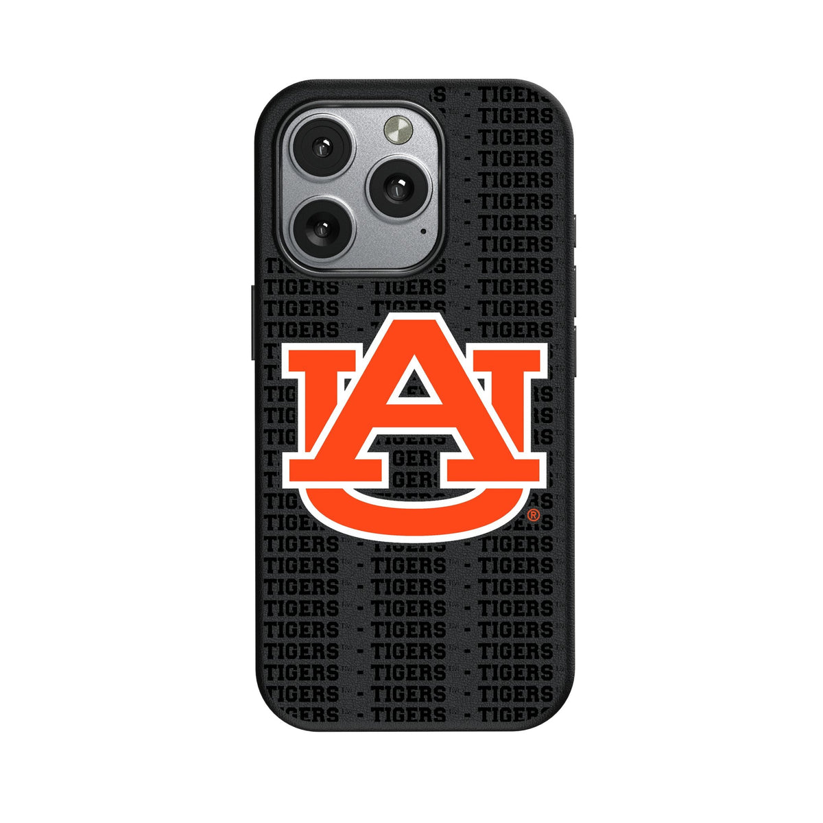 University of Auburn Tigers Text Backdrop MagSafe Compatible Phone Case for Apple iPhone