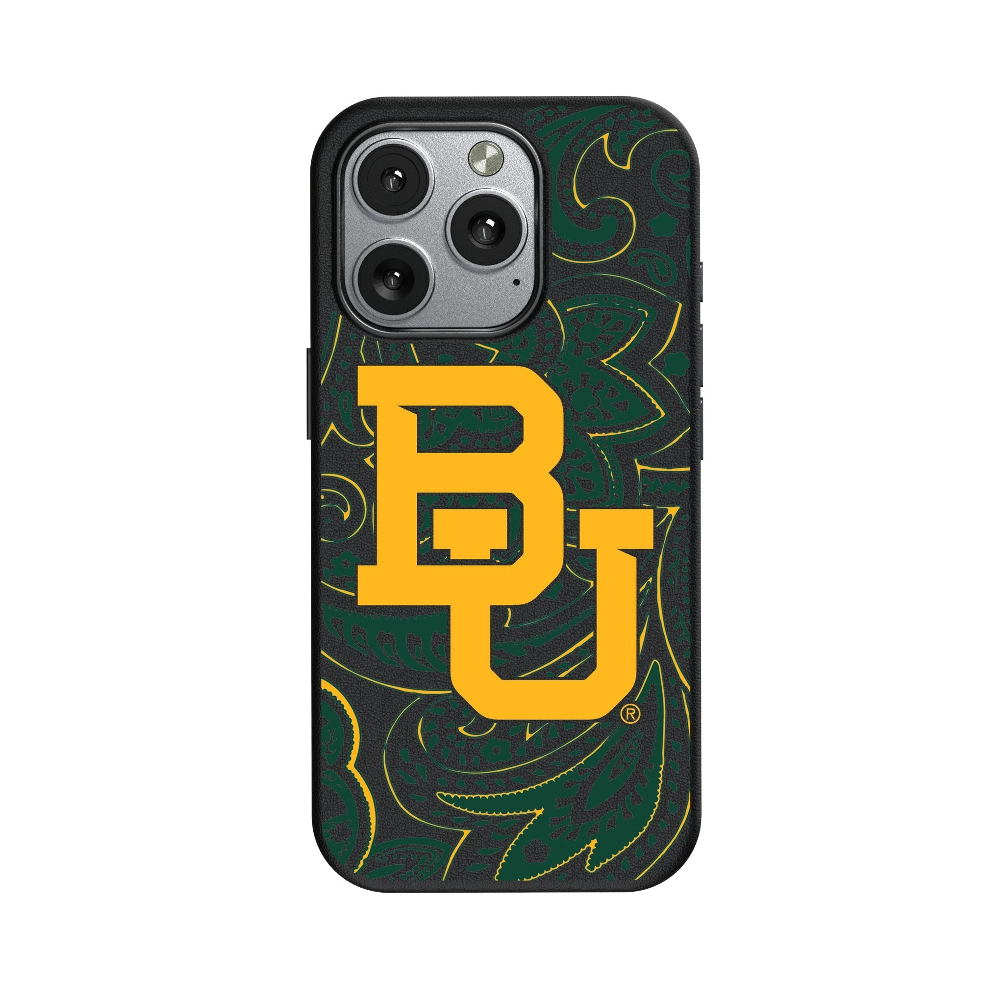 Baylor University Bears Paisley MagSafe Compatible Phone Case for Apple iPhone