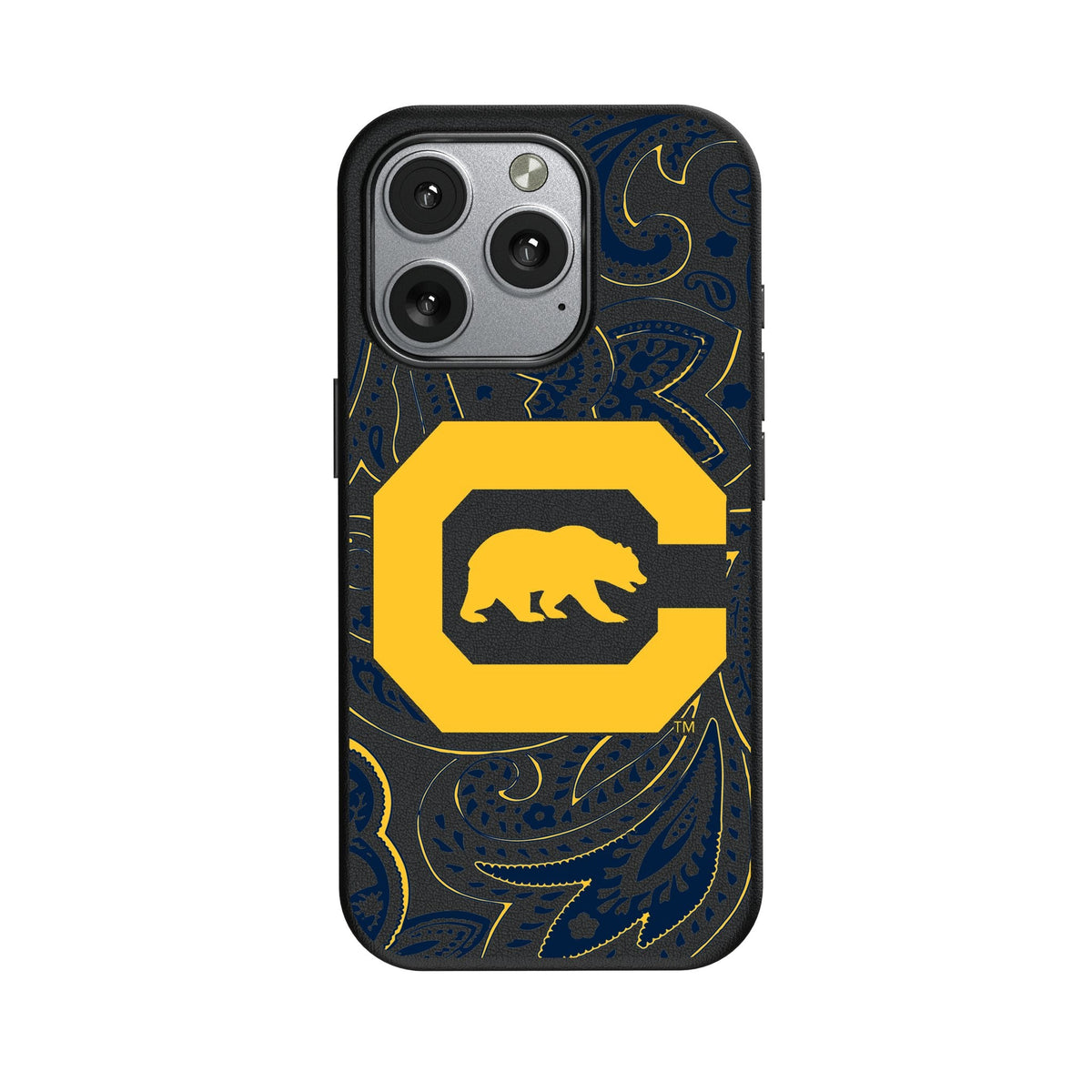 University of California Berkeley Golden Bears Paisley MagSafe Compatible Phone Case for Apple iPhone