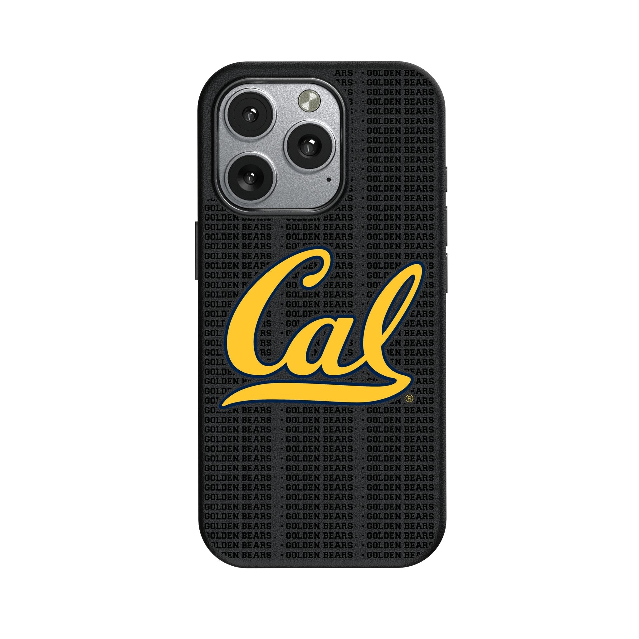 University of California Berkeley Golden Bears Text Backdrop MagSafe Compatible Phone Case for Apple iPhone 1