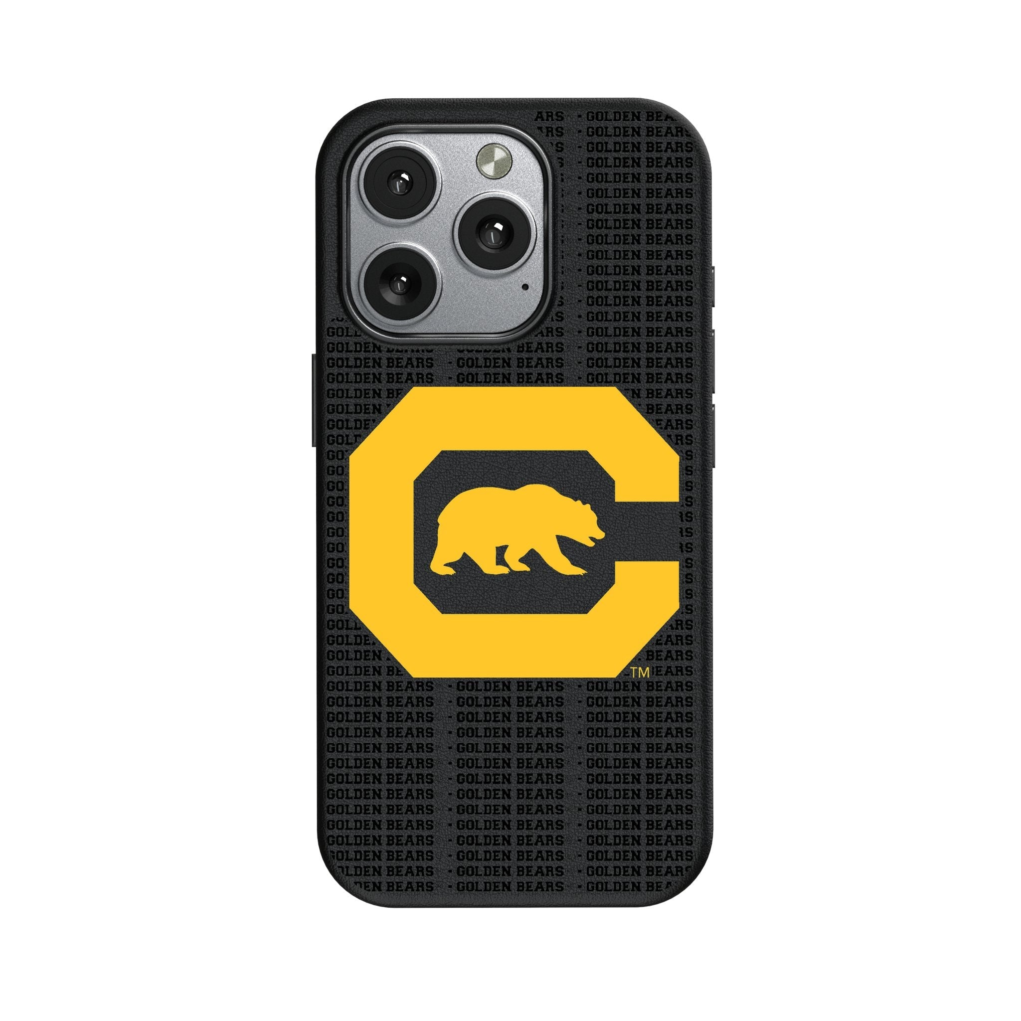 University of California Berkeley Golden Bears Text Backdrop MagSafe Compatible Phone Case for Apple iPhone
