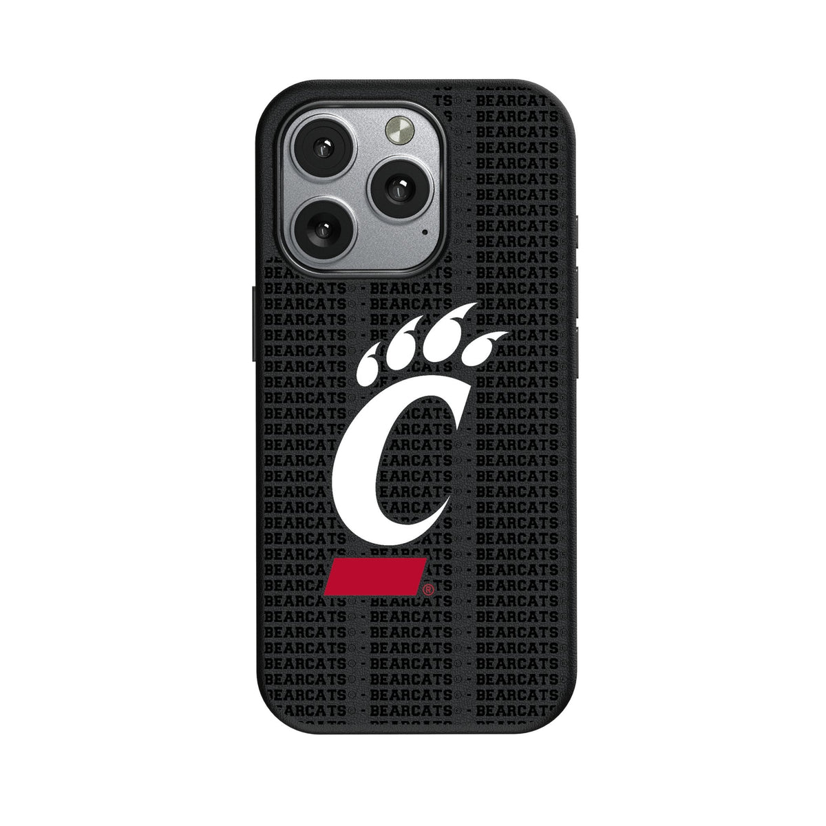 University of Cincinnati Bearcats Text Backdrop MagSafe Compatible Phone Case for Apple iPhone