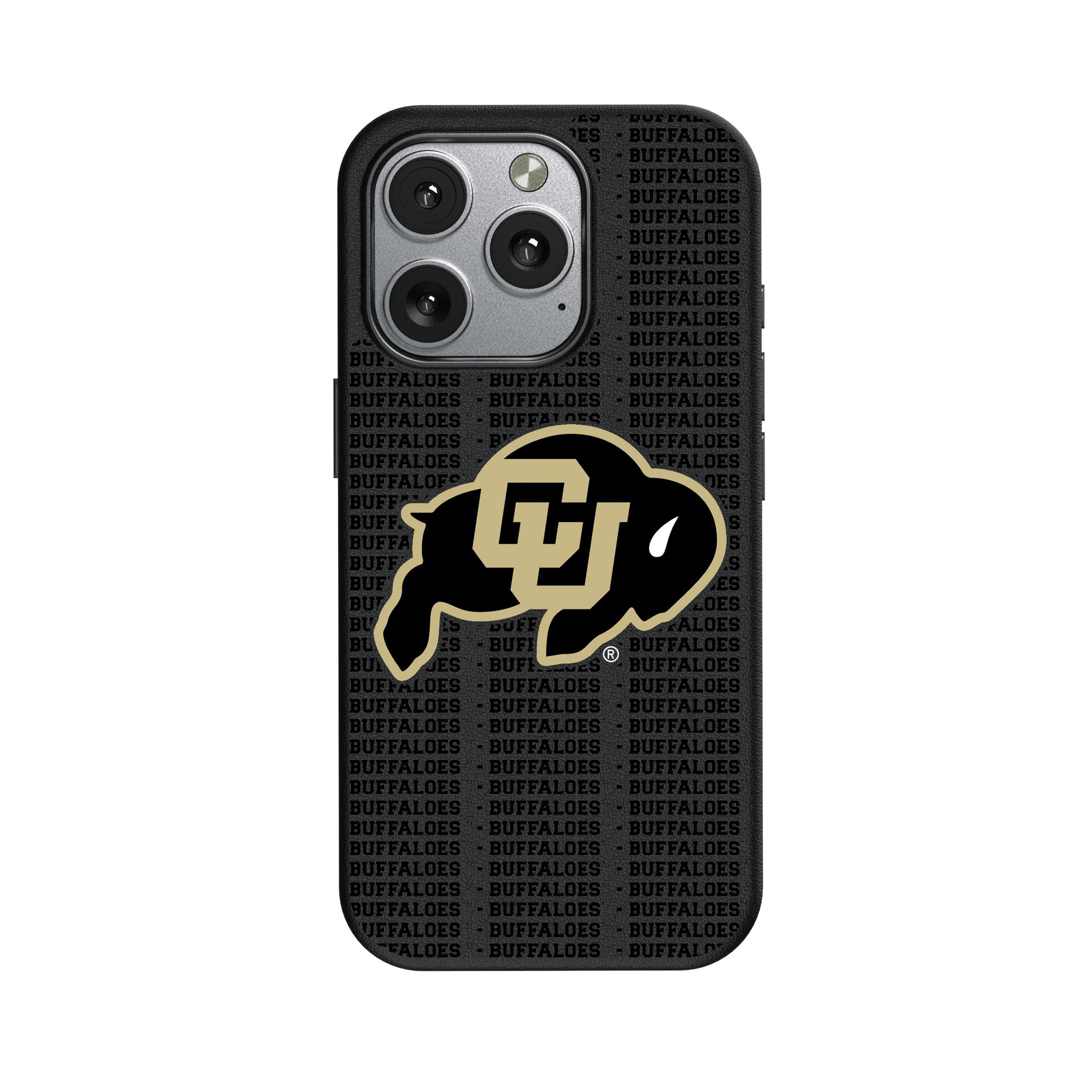 University of Colorado Buffaloes Text Backdrop MagSafe Compatible Phone Case for Apple iPhone