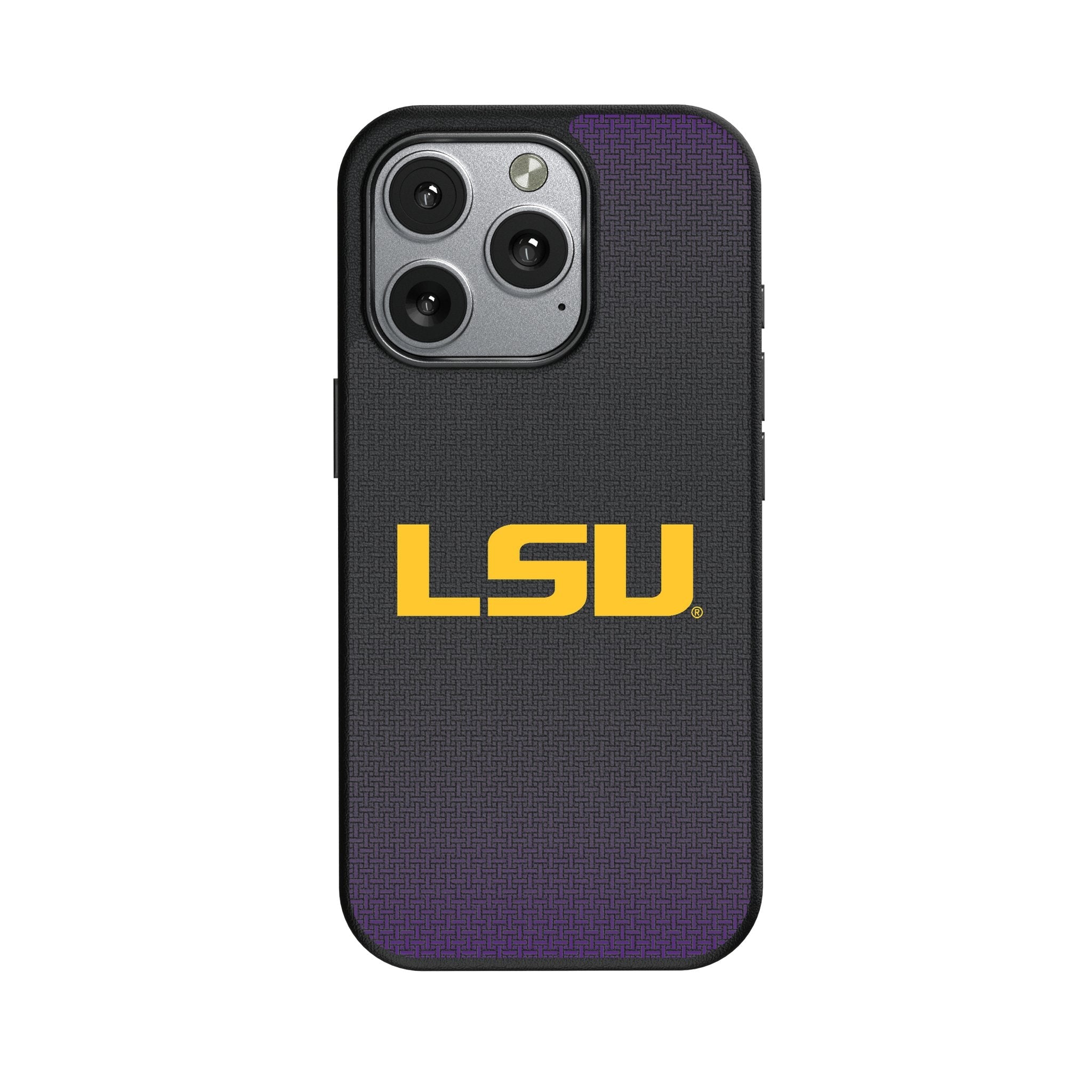 Louisiana State University Tigers Linen MagSafe Compatible Phone Case for Apple iPhone
