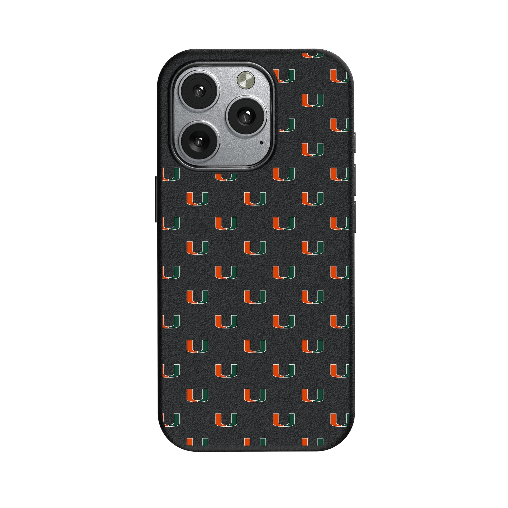 University of Miami Hurricanes Fashion Pattern MagSafe Compatible Phone Case for Apple iPhone 1
