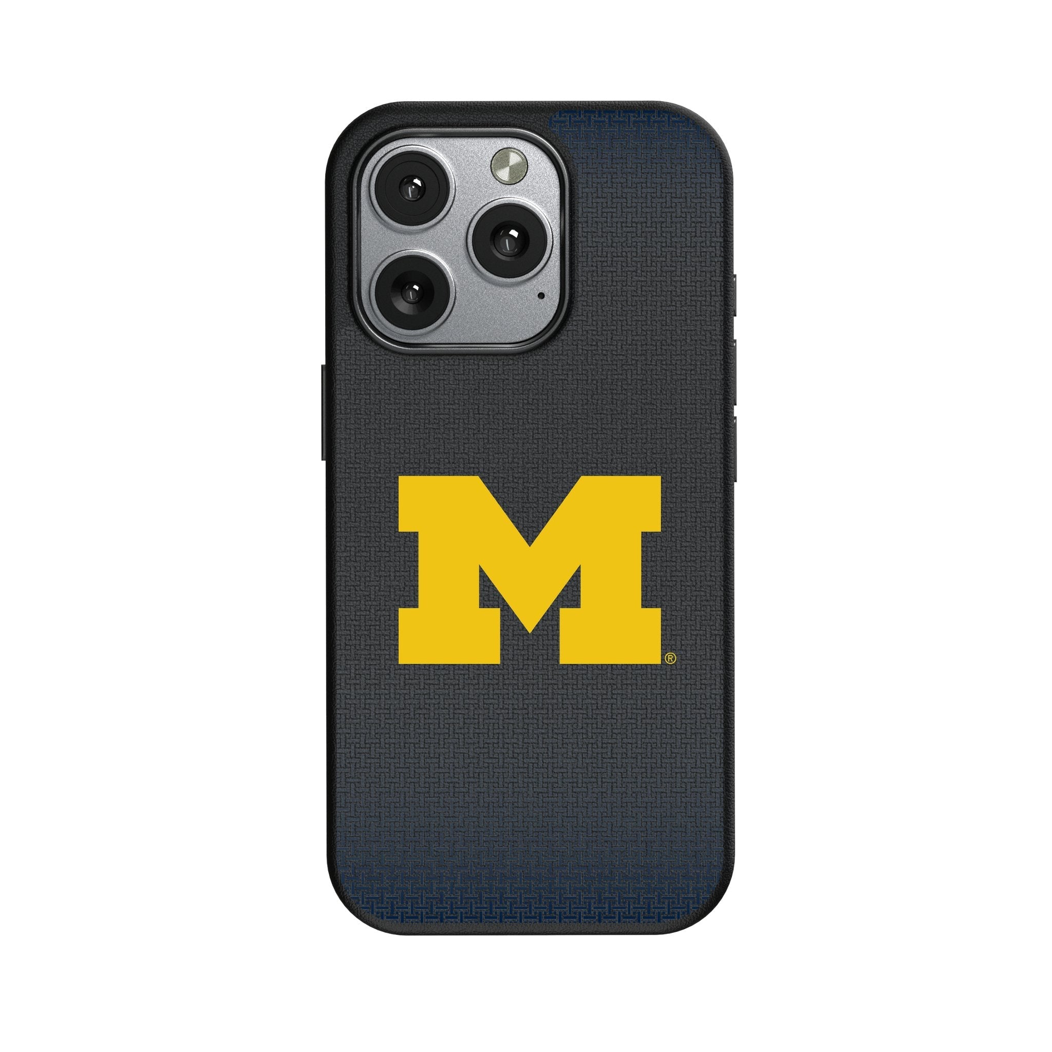 University of Michigan Wolverines Linen MagSafe Compatible Phone Case for Apple iPhone
