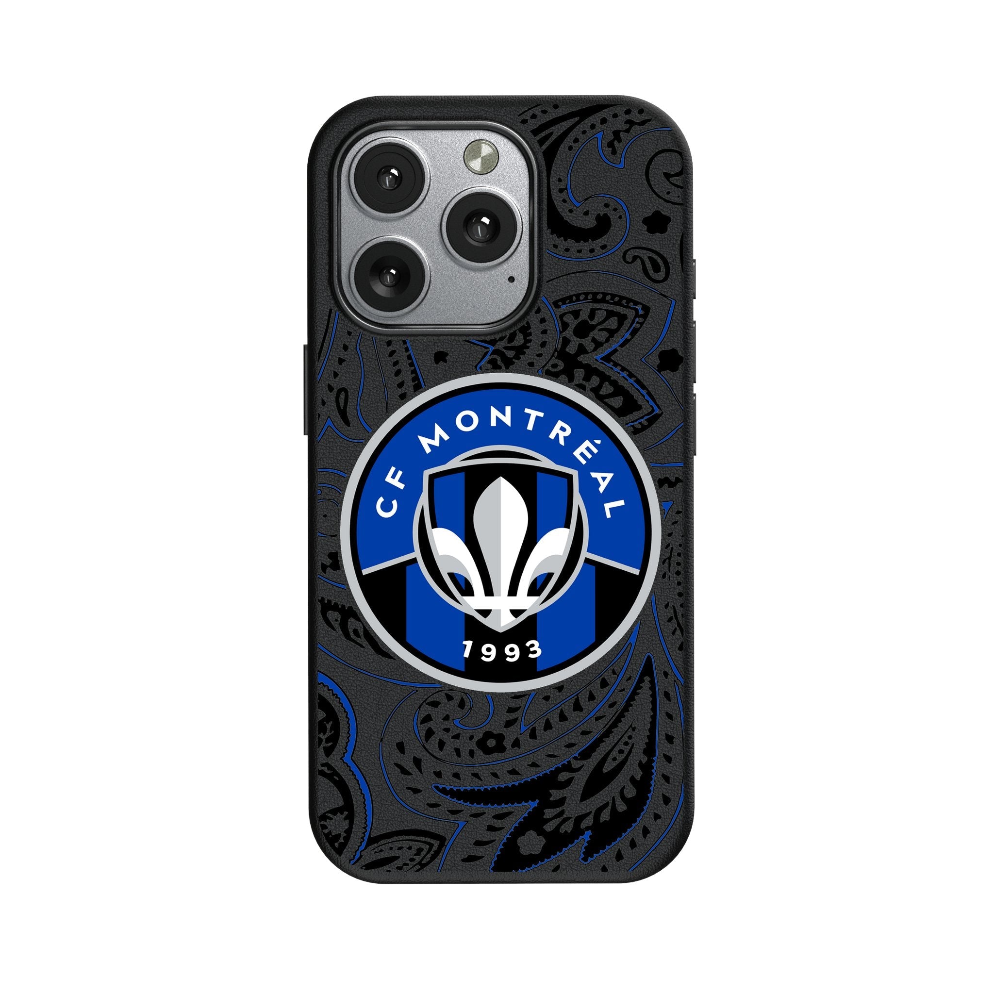 CF Montreal Paisley MagSafe Compatible Phone Case for Apple iPhone 1