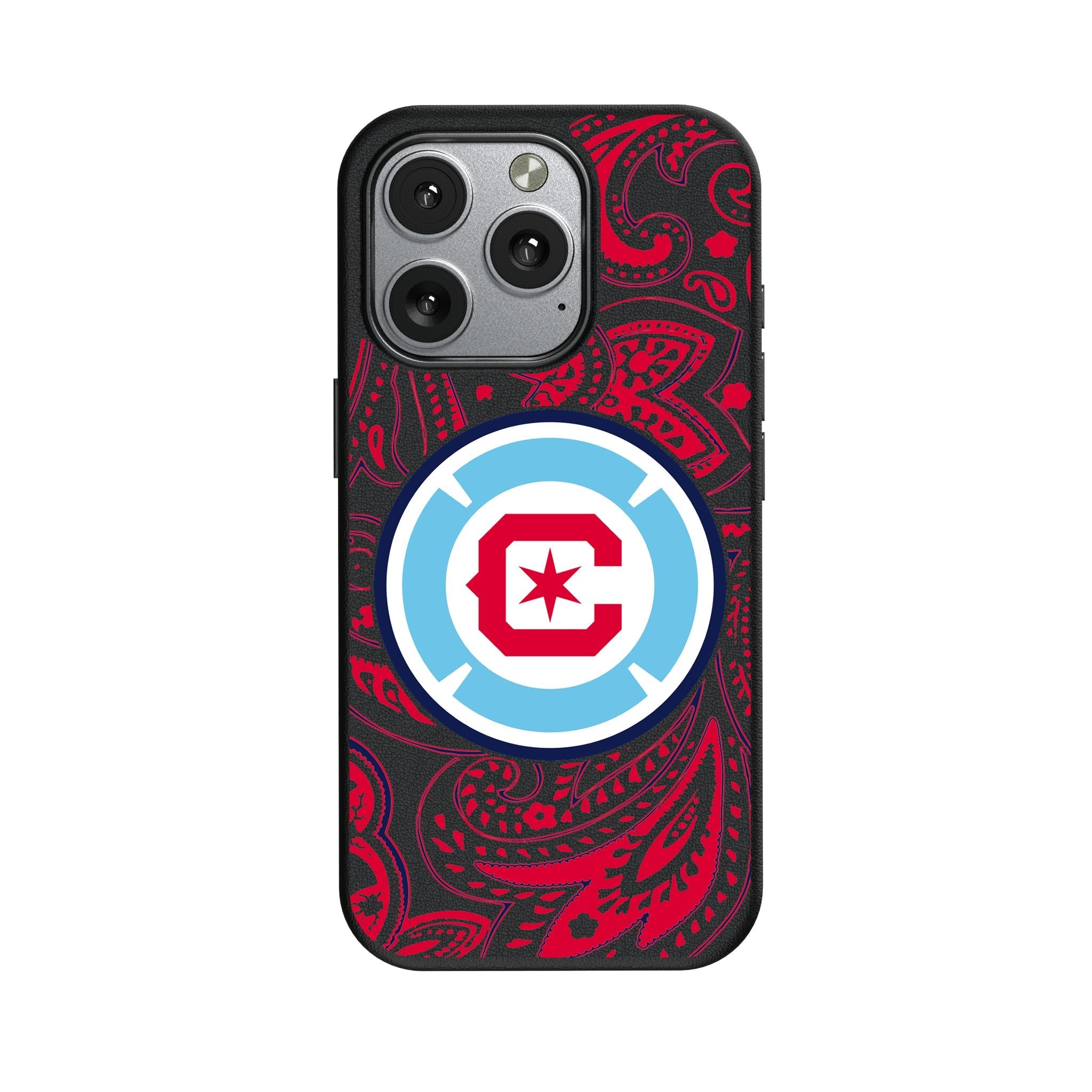 Chicago Fire Paisley MagSafe Compatible Phone Case for Apple iPhone