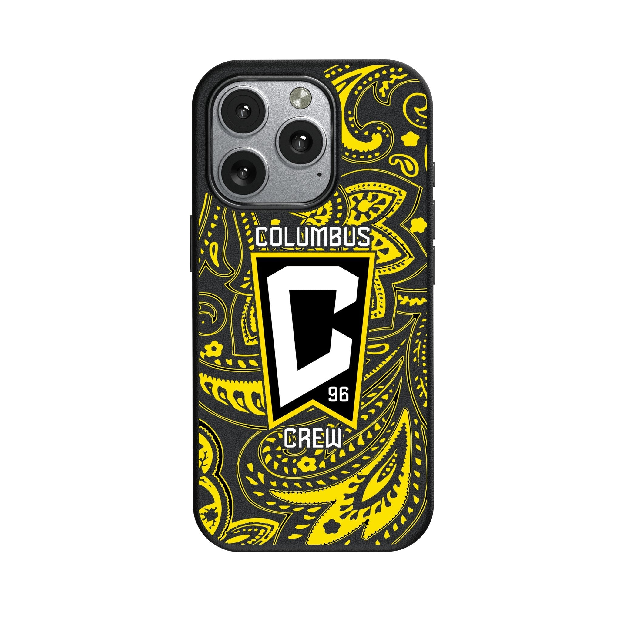 Columbus Crew Paisley MagSafe Compatible Phone Case for Apple iPhone
