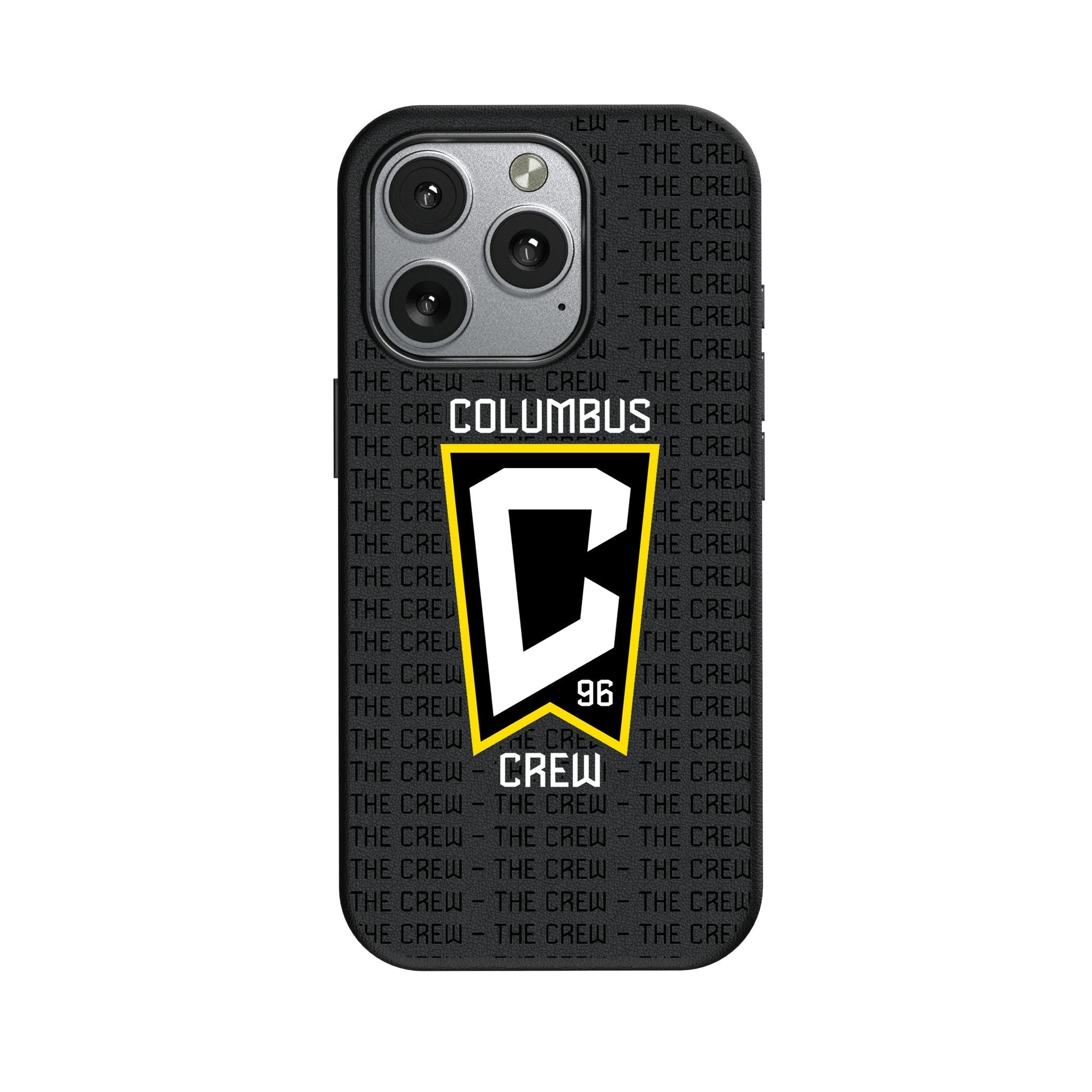Columbus Crew Text Backdrop MagSafe Compatible Phone Case for Apple iPhone