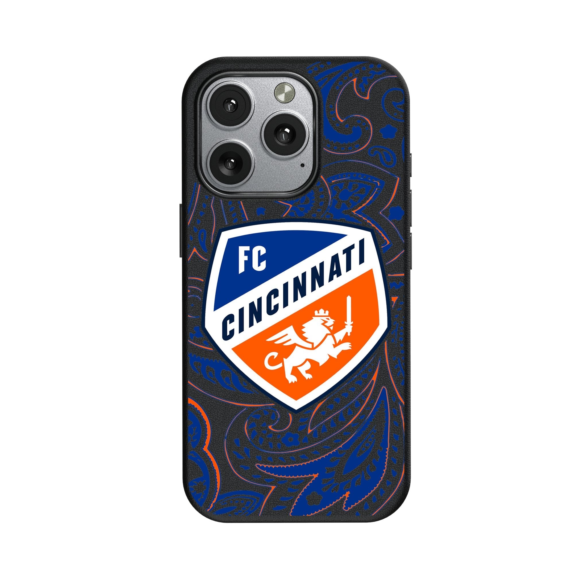 FC Cincinnati Paisley MagSafe Compatible Phone Case for Apple iPhone