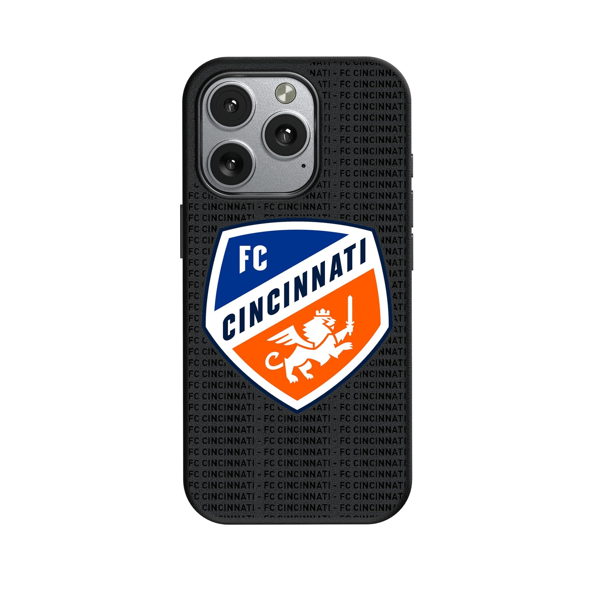 FC Cincinnati Text Backdrop MagSafe Compatible Phone Case for Apple iPhone