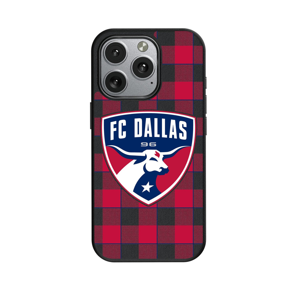 FC Dallas Plaid MagSafe Compatible Phone Case for Apple iPhone
