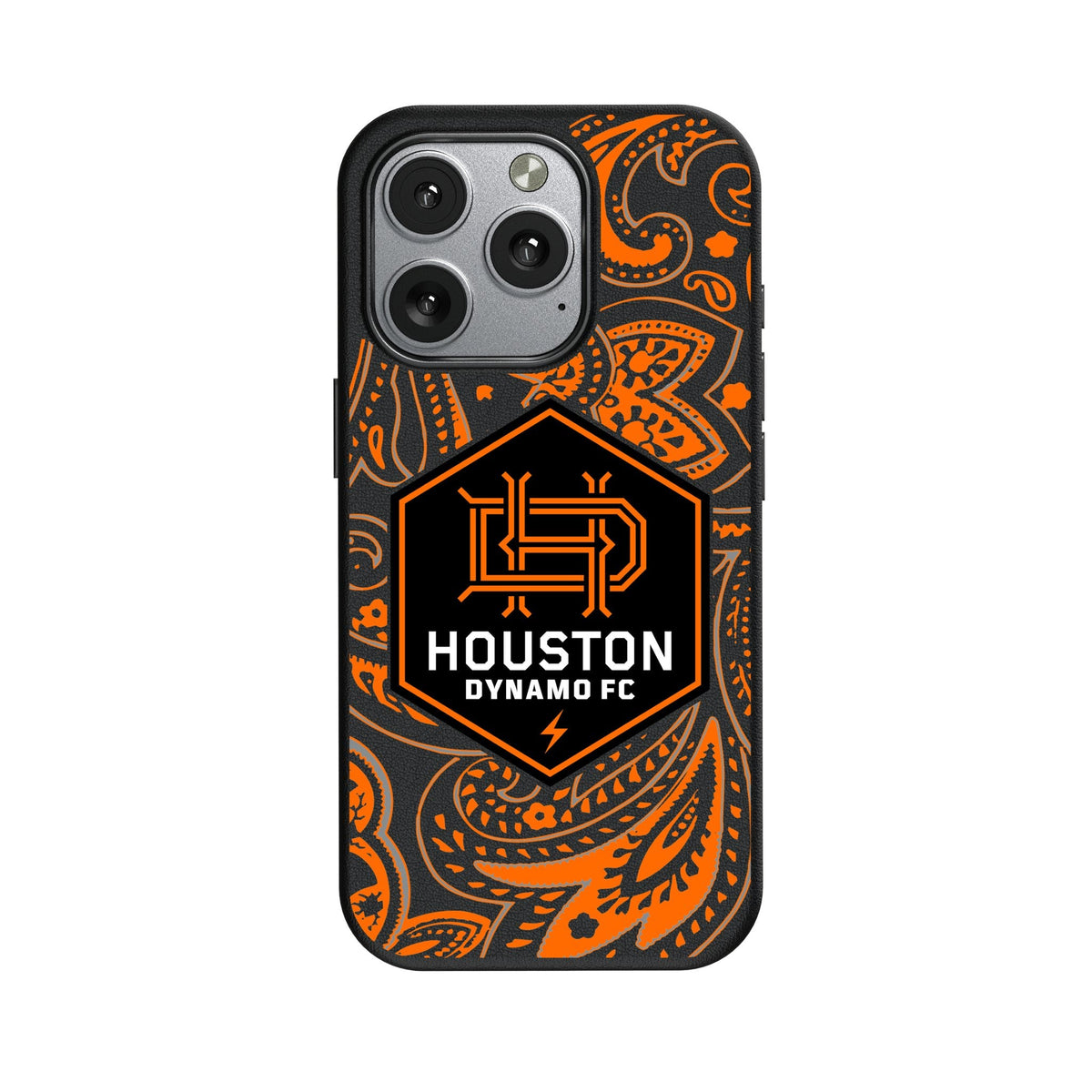 Houston Dynamo Paisley MagSafe Compatible Phone Case for Apple iPhone