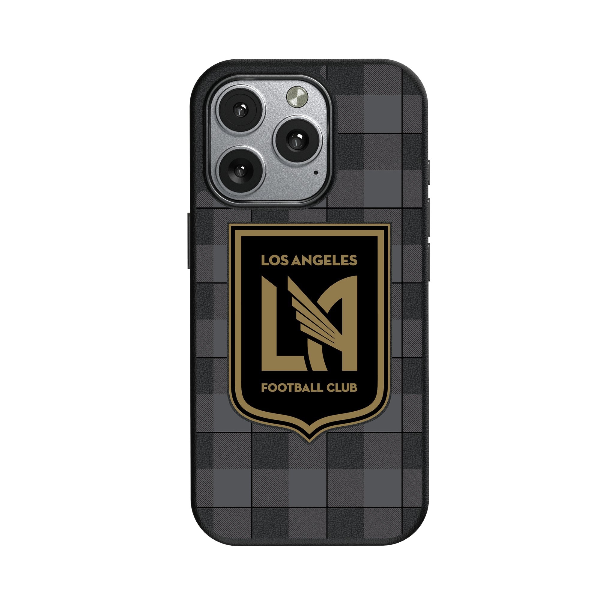 Los Angeles Football Club Plaid MagSafe Compatible Phone Case for Apple iPhone