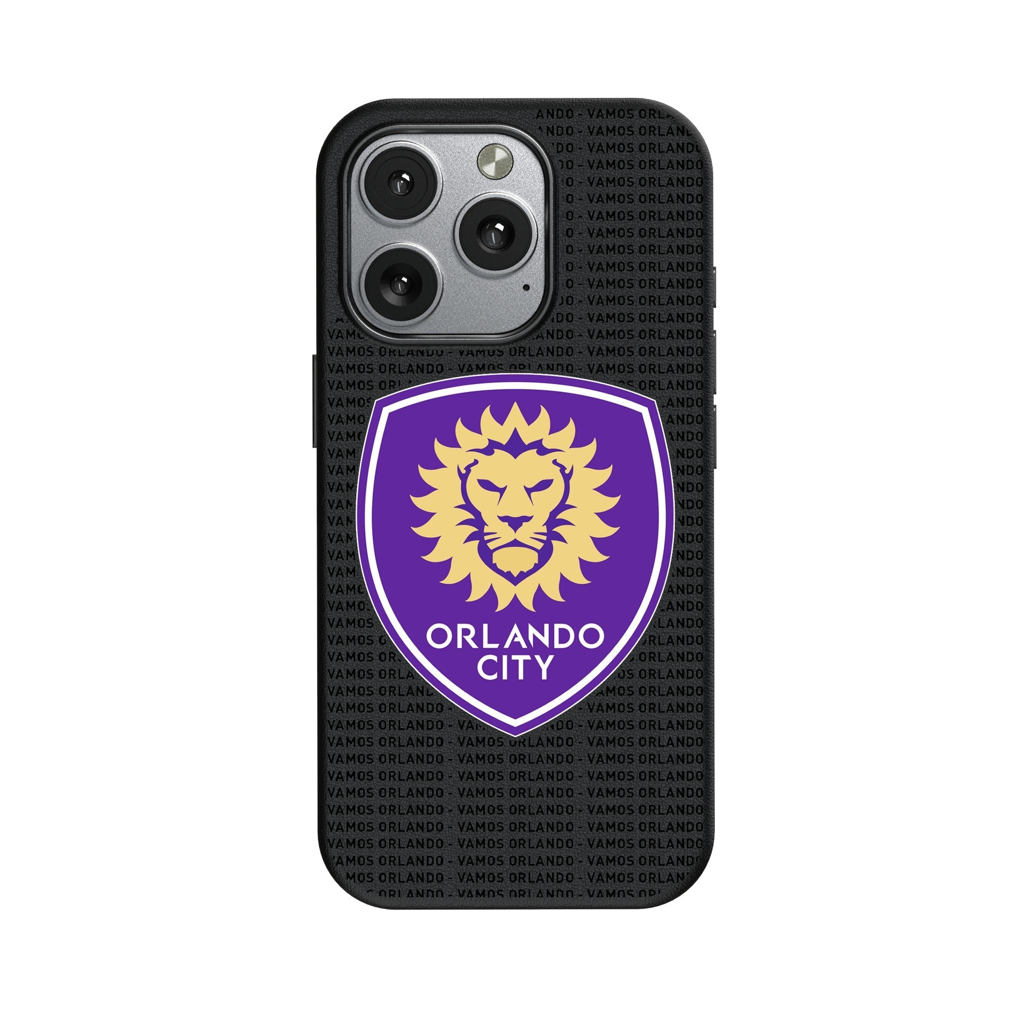 Orlando City Soccer Club Text Backdrop MagSafe Compatible Phone Case for Apple iPhone