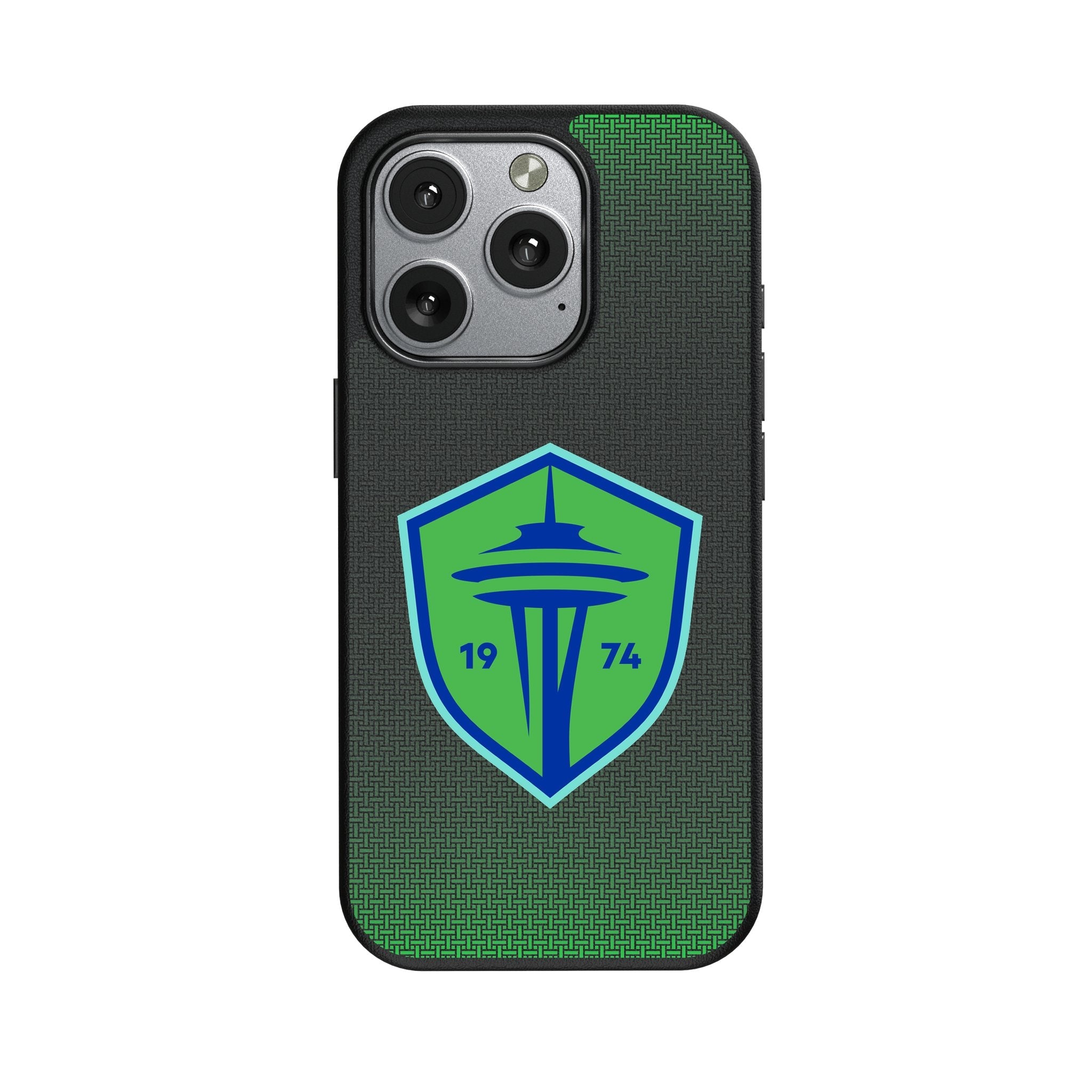 Seattle Sounders FC Linen MagSafe Compatible Phone Case for Apple iPhone