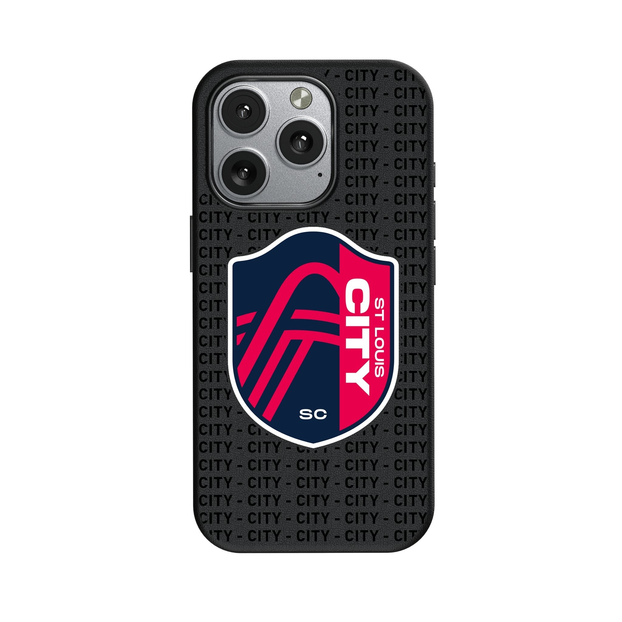 St. Louis CITY SC Text Backdrop MagSafe Compatible Phone Case for Apple iPhone