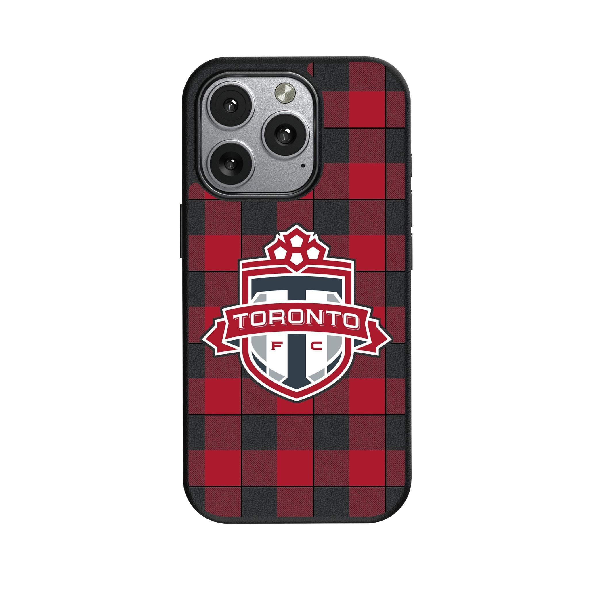 Toronto FC Plaid MagSafe Compatible Phone Case for Apple iPhone
