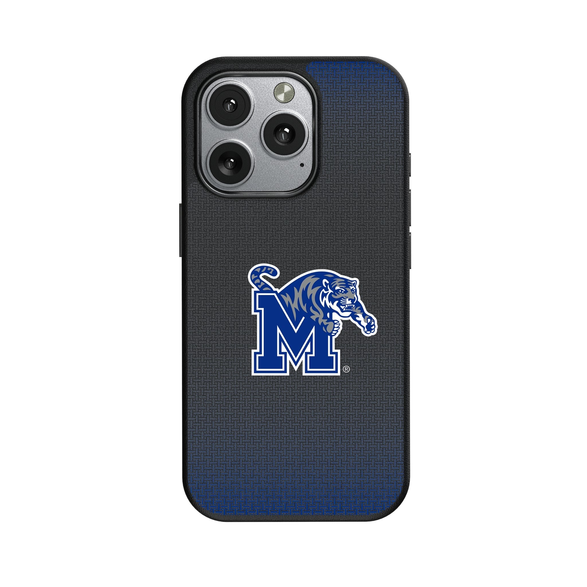 University of Memphis Tigers Linen MagSafe Compatible Phone Case for Apple iPhone 1