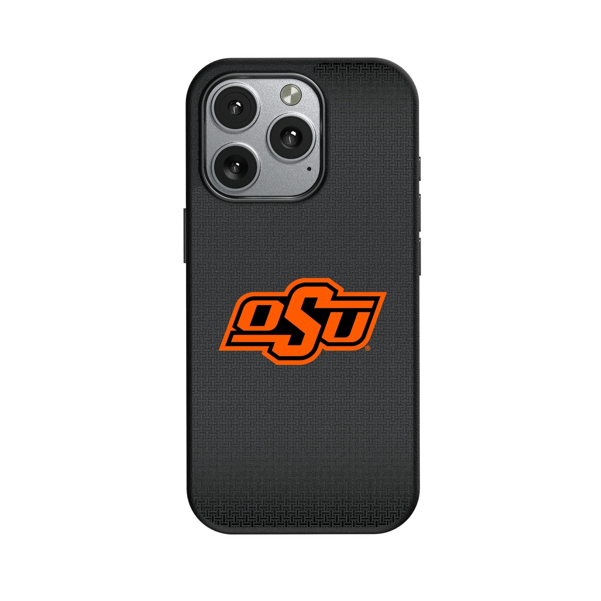 Oklahoma State University Cowboys Linen MagSafe Compatible Phone Case for Apple iPhone 1