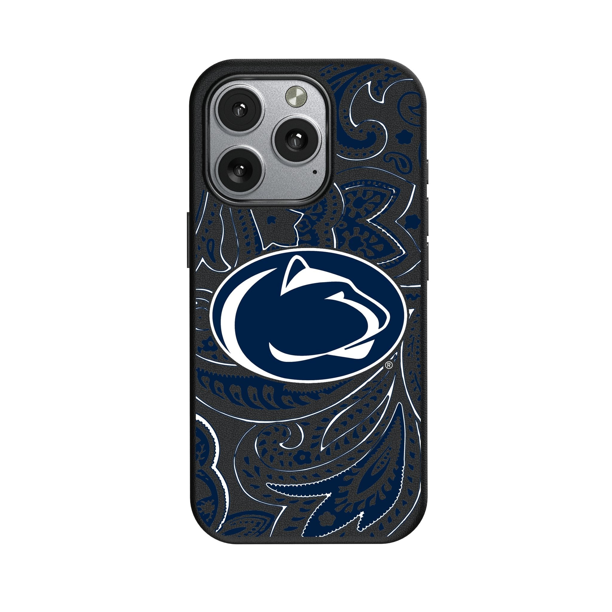 Pennsylvania State University Nittany Lions Paisley MagSafe Compatible Phone Case for Apple iPhone 1
