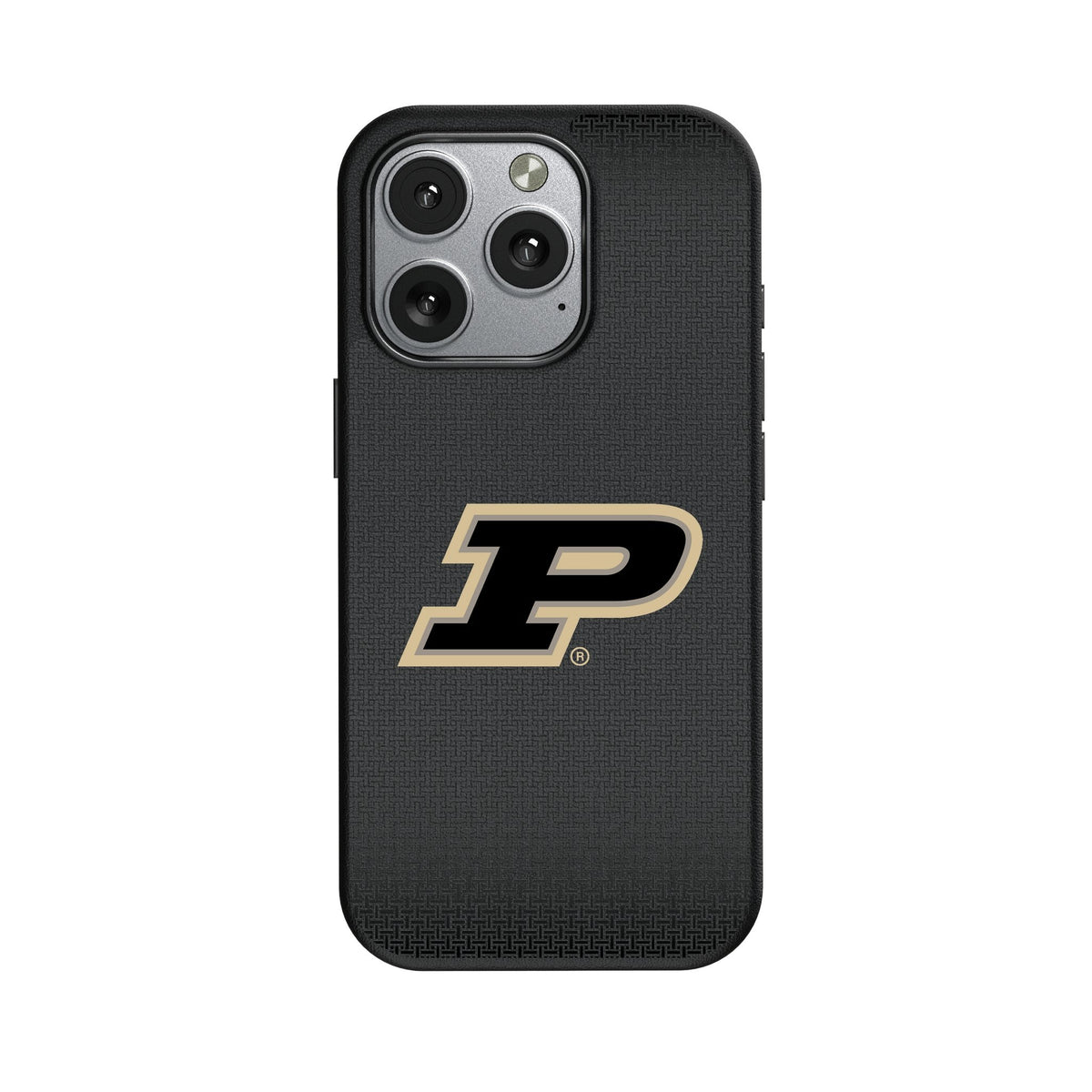 Purdue University Boilermakers Linen MagSafe Compatible Phone Case for Apple iPhone 1
