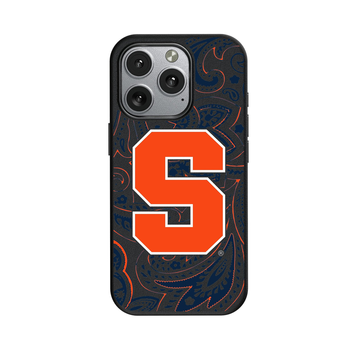Syracuse University Orange Paisley MagSafe Compatible Phone Case for Apple iPhone 1