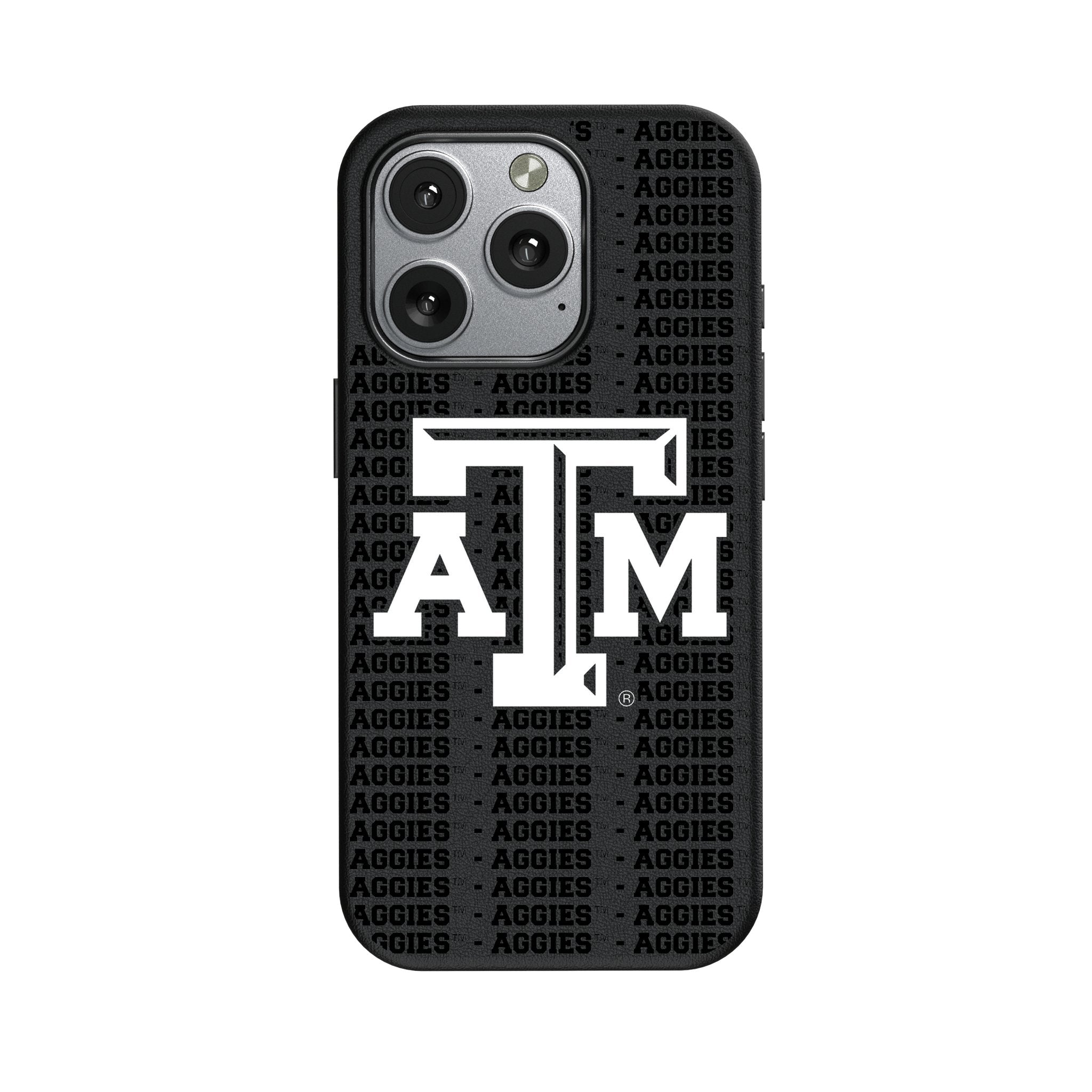 Texas A&M University Aggies Text Backdrop MagSafe Compatible Phone Case for Apple iPhone