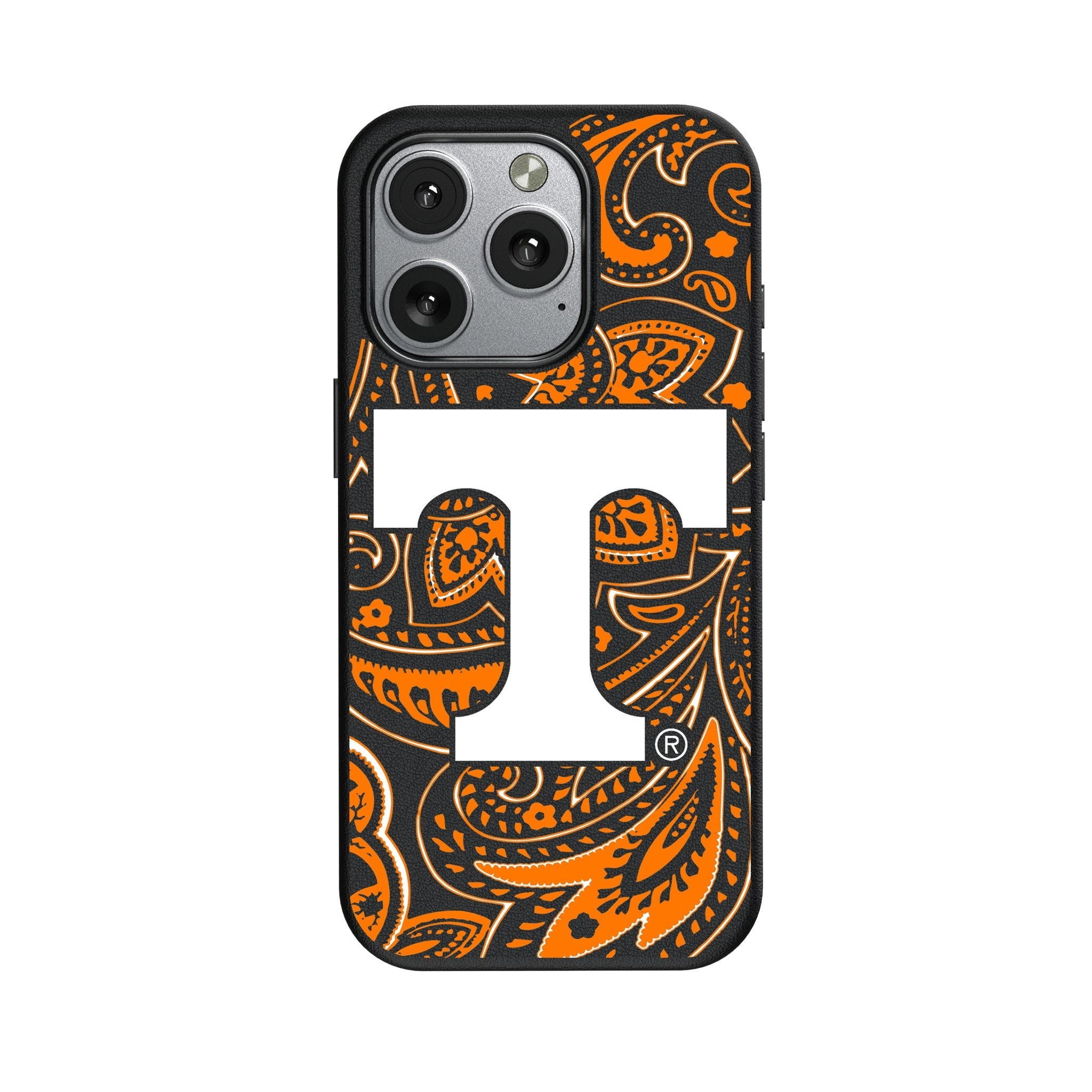 University of Tennessee Volunteers Paisley MagSafe Compatible Phone Case for Apple iPhone 1