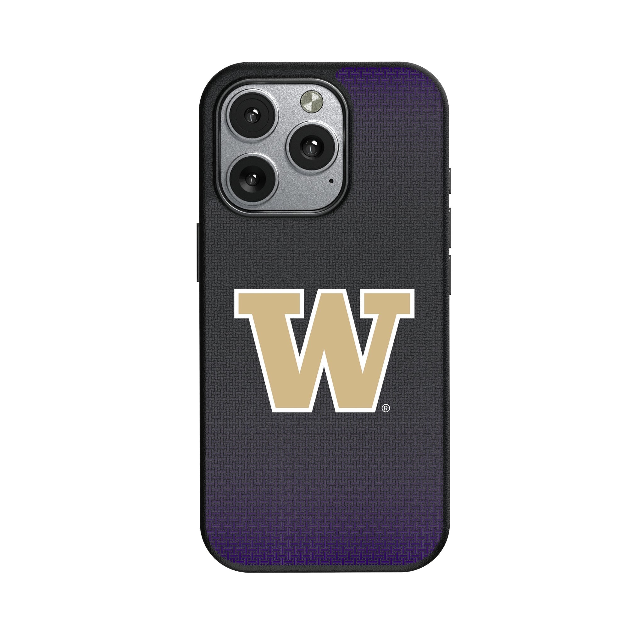 University of Washington Huskies Linen MagSafe Compatible Phone Case for Apple iPhone 1