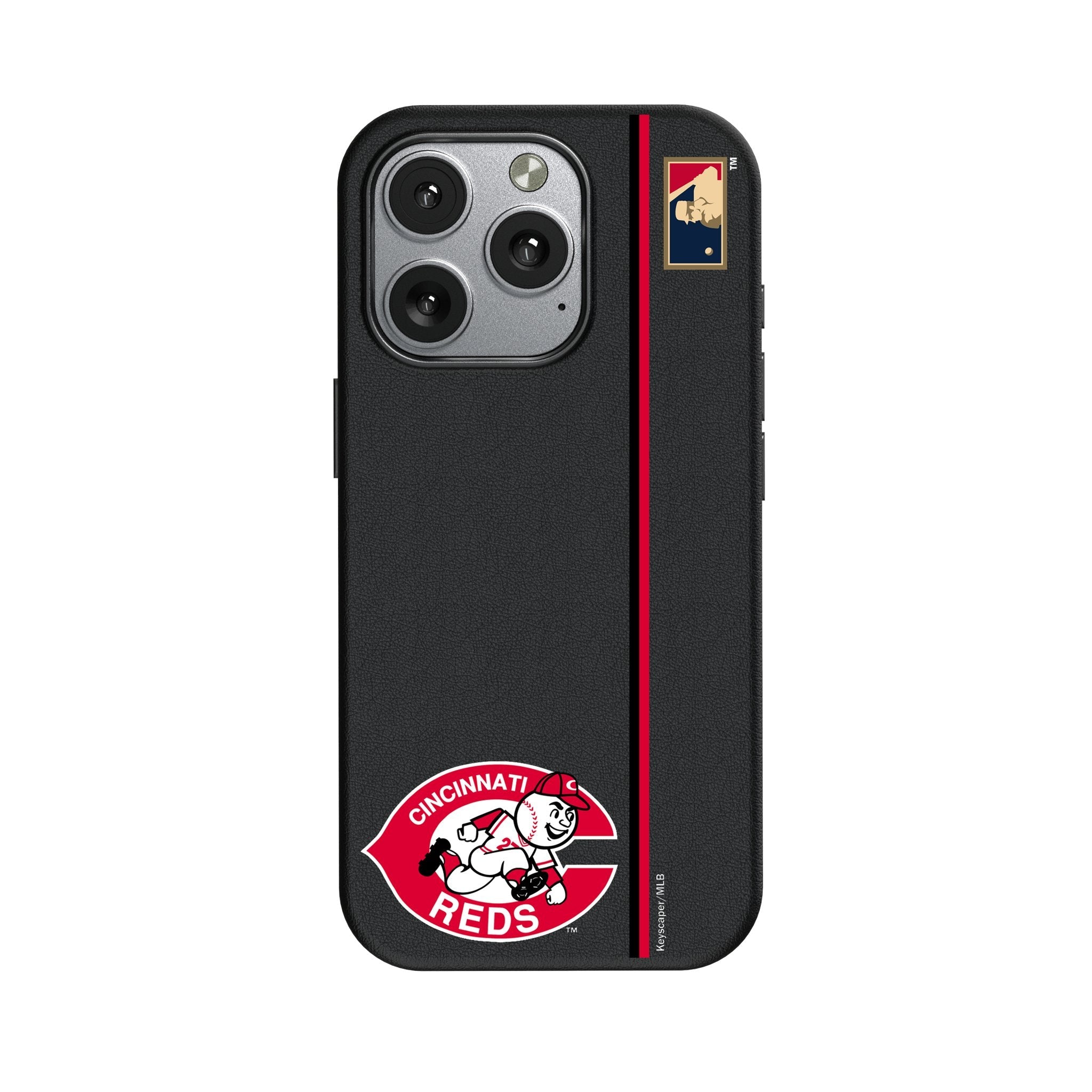 Cincinnati Reds 1974-1992 - Cooperstown Collection Sidebar MagSafe Compatible Phone Case for Apple iPhone 1