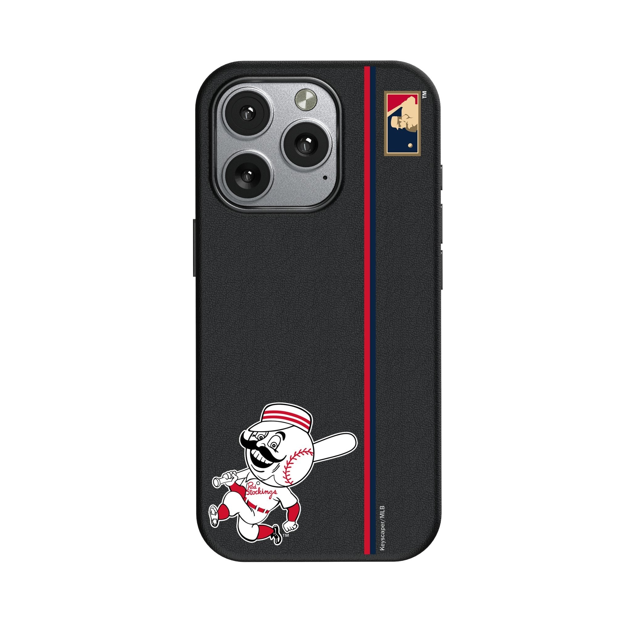 Cincinnati Reds 1953-1967 - Cooperstown Collection Sidebar MagSafe Compatible Phone Case for Apple iPhone 1