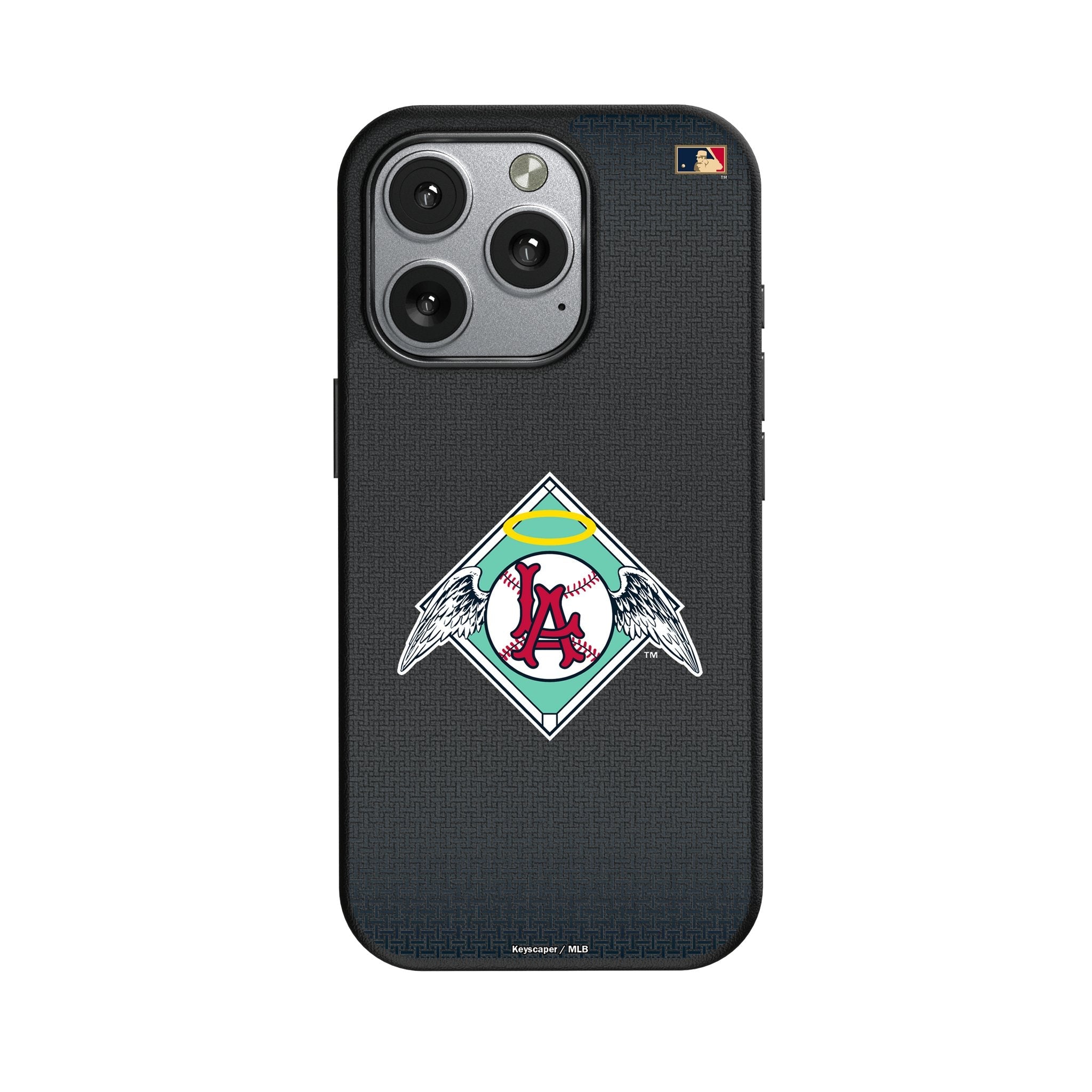 LA Angels 1961-1965 - Cooperstown Collection Linen MagSafe Compatible Phone Case for Apple iPhone 1