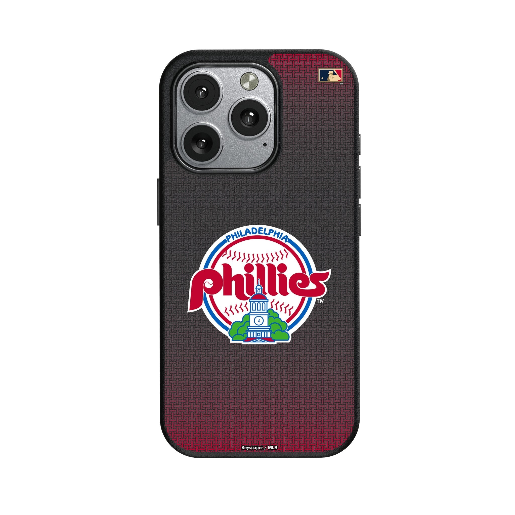 Philadelphia Phillies 1984-1991 - Cooperstown Collection Linen MagSafe Compatible Phone Case for Apple iPhone