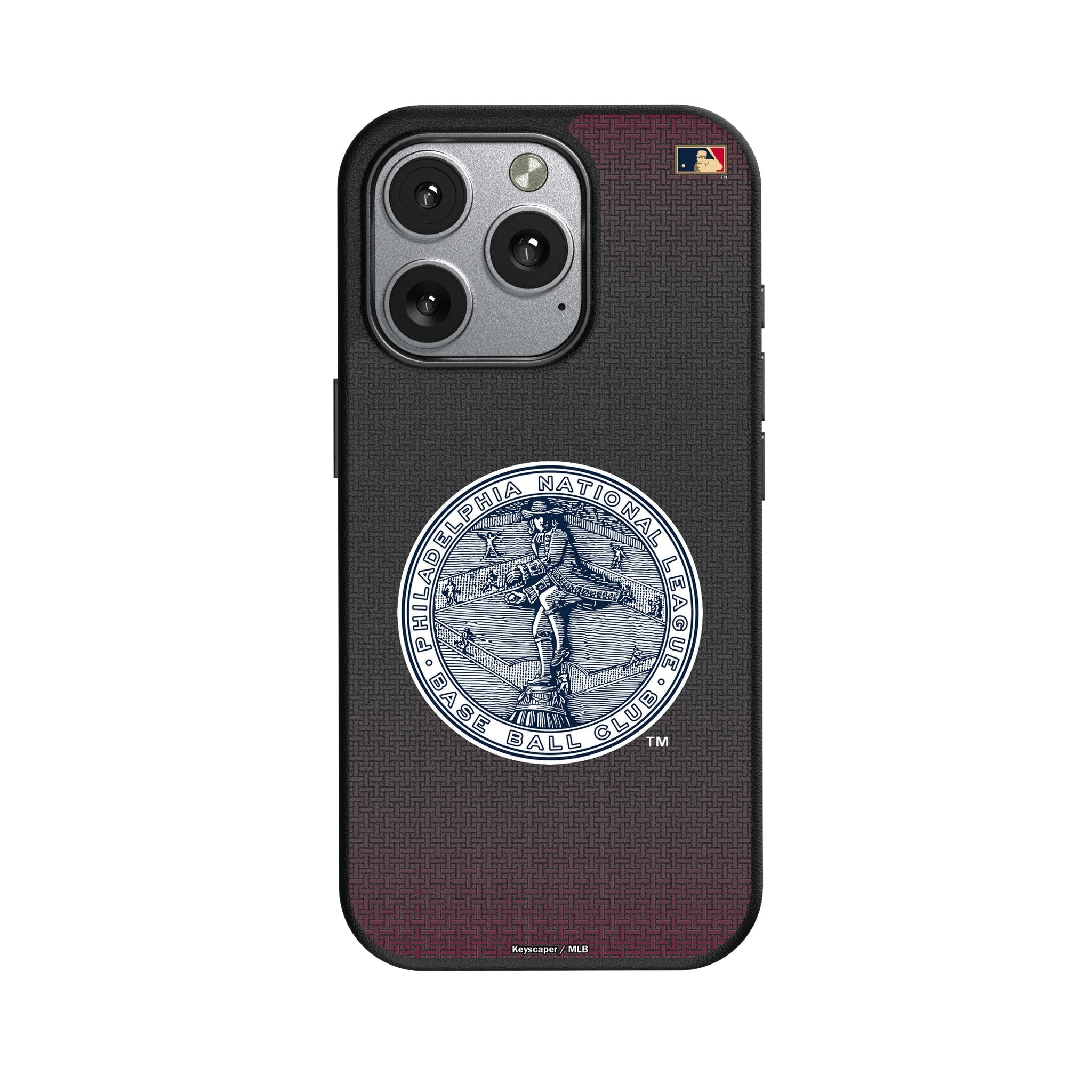 Philadelphia Phillies 1915-1943 - Cooperstown Collection Linen MagSafe Compatible Phone Case for Apple iPhone