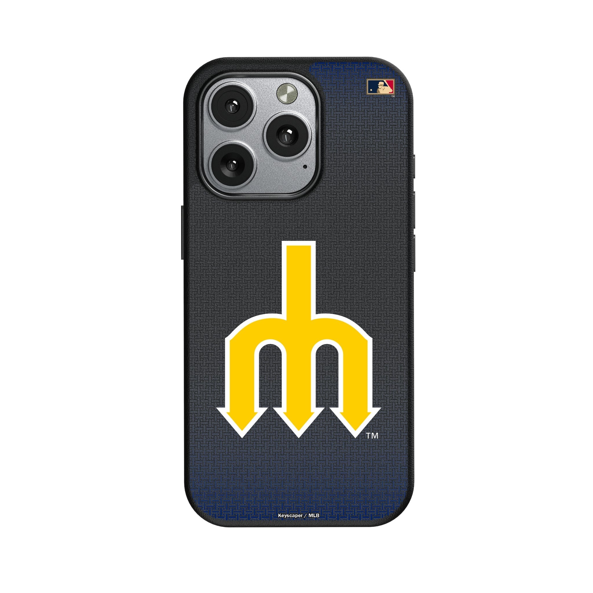 Seattle Mariners 1977-1980 - Cooperstown Collection Linen MagSafe Compatible Phone Case for Apple iPhone 1