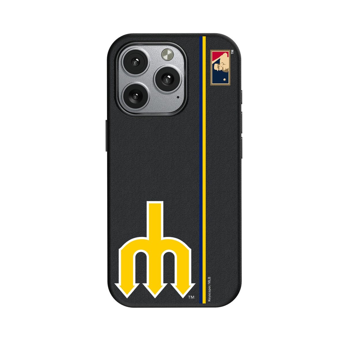 Seattle Mariners 1977-1980 - Cooperstown Collection Sidebar MagSafe Compatible Phone Case for Apple iPhone 1