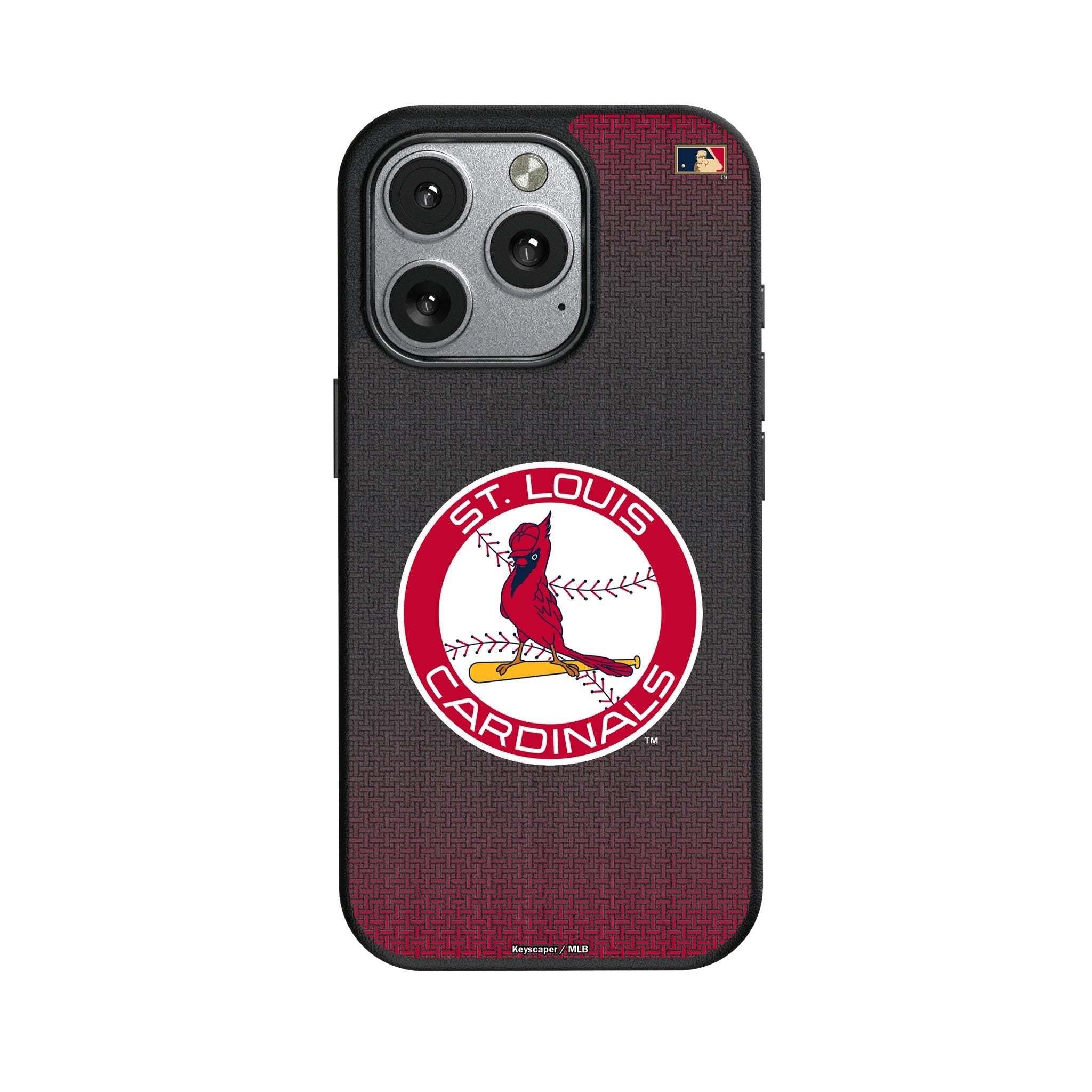 St Louis Cardinals 1966-1997 - Cooperstown Collection Linen MagSafe Compatible Phone Case for Apple iPhone